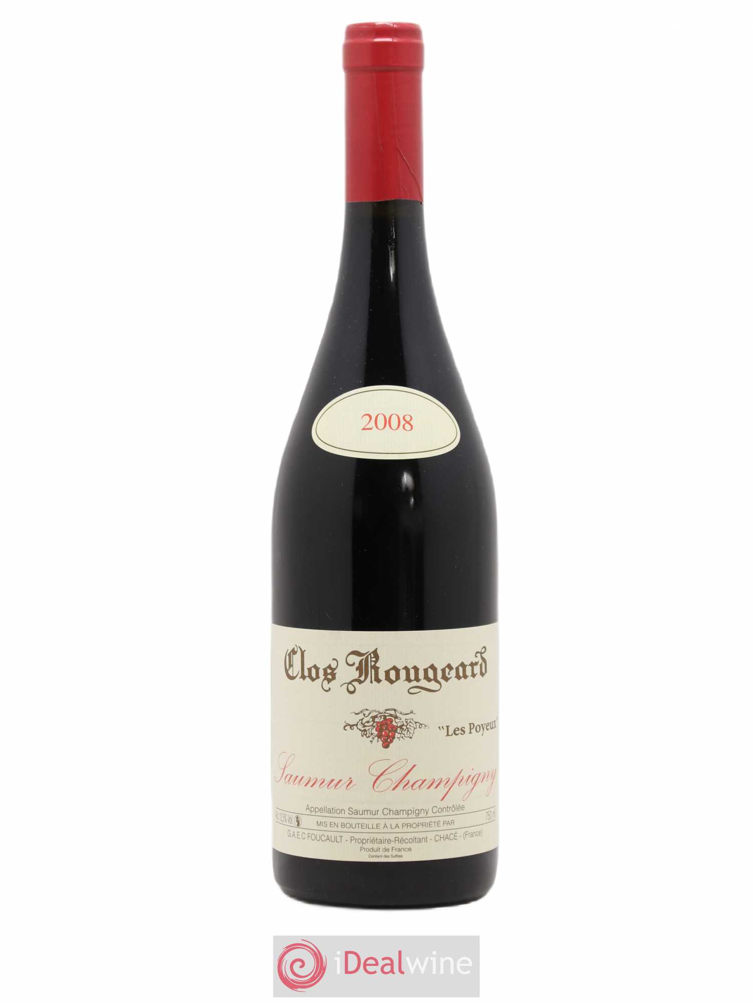 Saumur-Champigny Les Poyeux Clos Rougeard 2008 - Lot de 1 bouteille - 0
