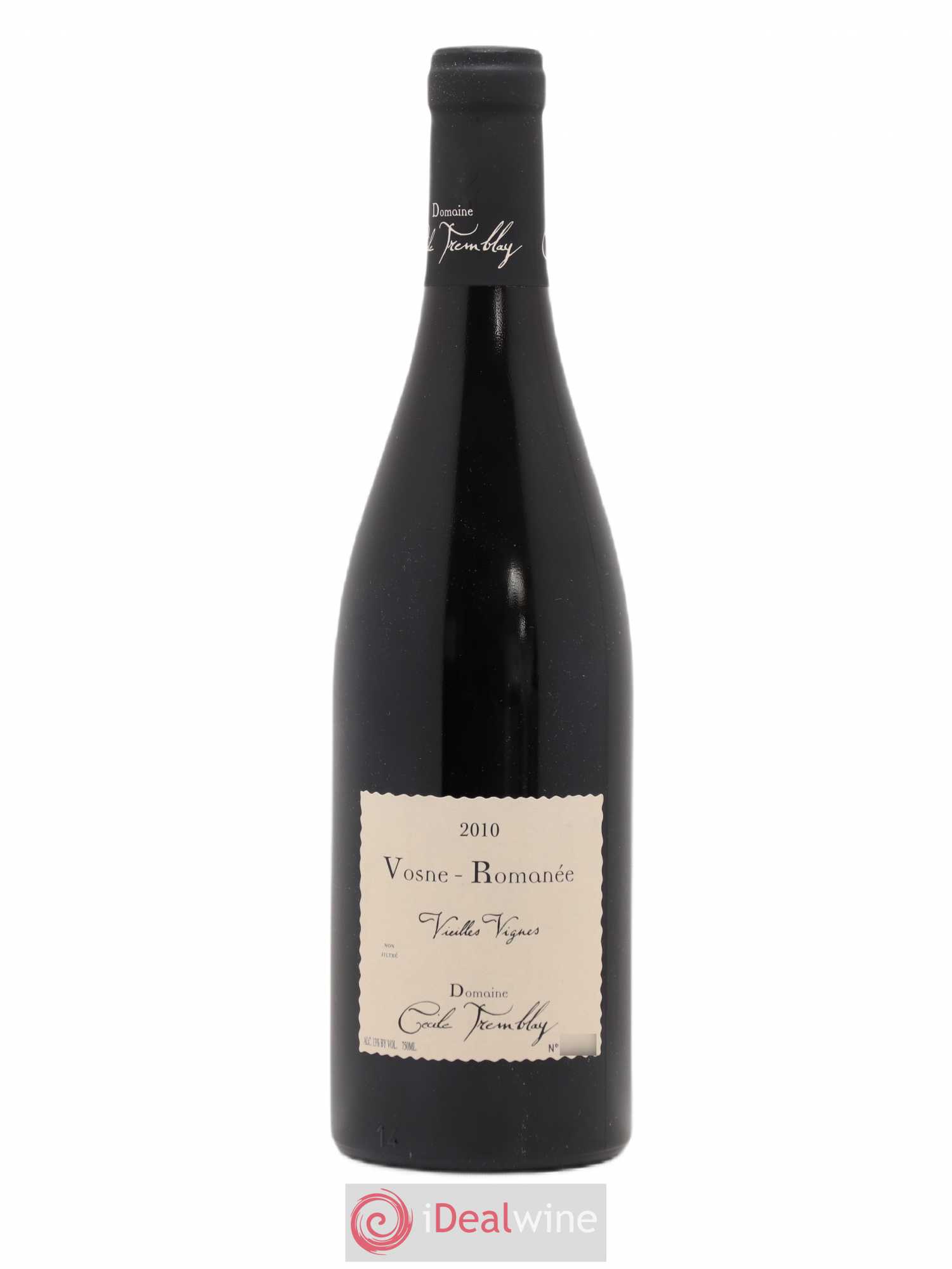 Vosne-Romanée Vieilles Vignes Cécile Tremblay 2010 - Lot de 1 bouteille - 0