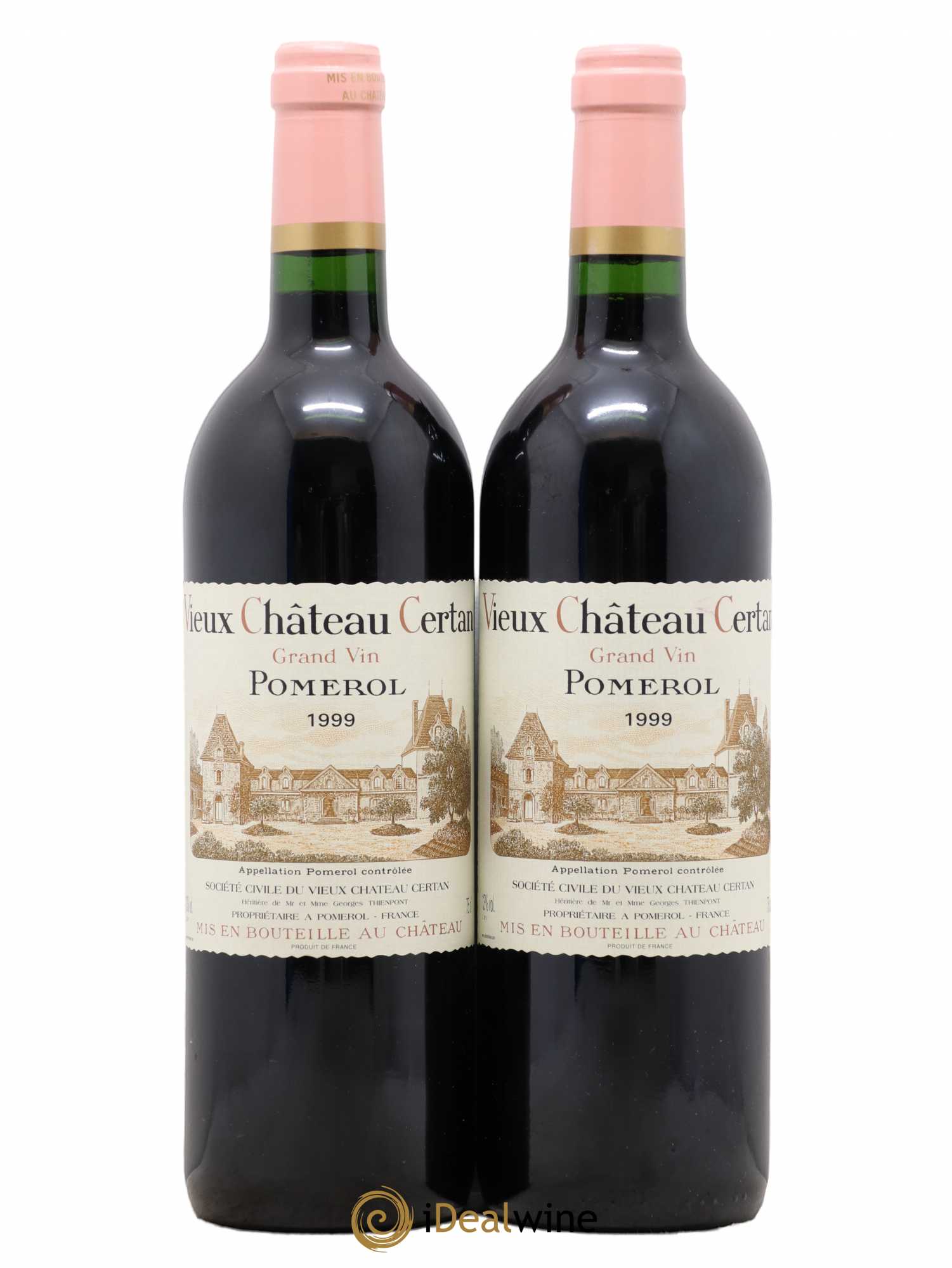 Vieux Château Certan 1999 - Lot de 2 bouteilles - 0