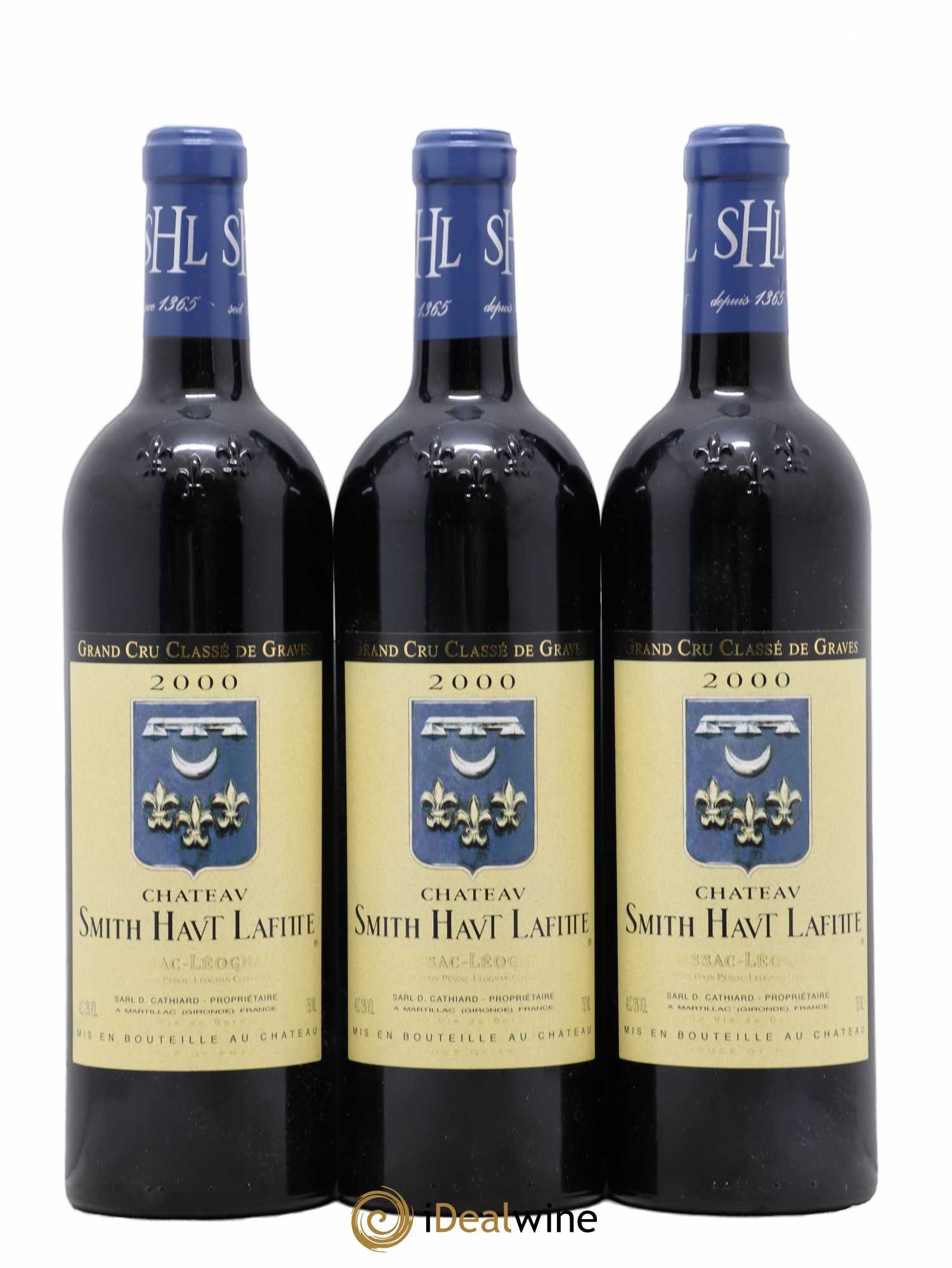 Château Smith Haut Lafitte Cru Classé de Graves 2000 - Lot de 12 bouteilles - 1