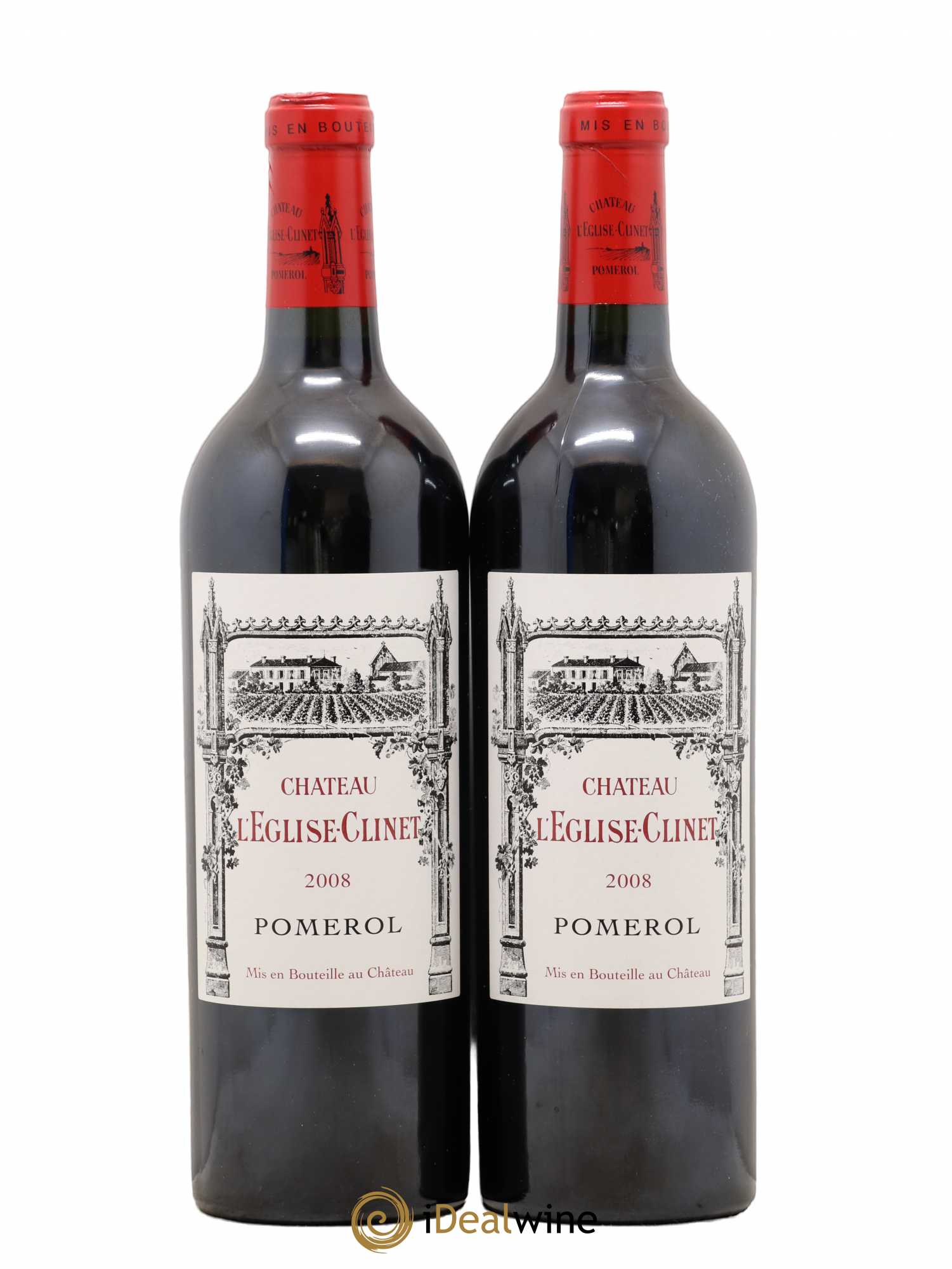 Château l' Église Clinet 2008 - Lot de 2 bouteilles - 0