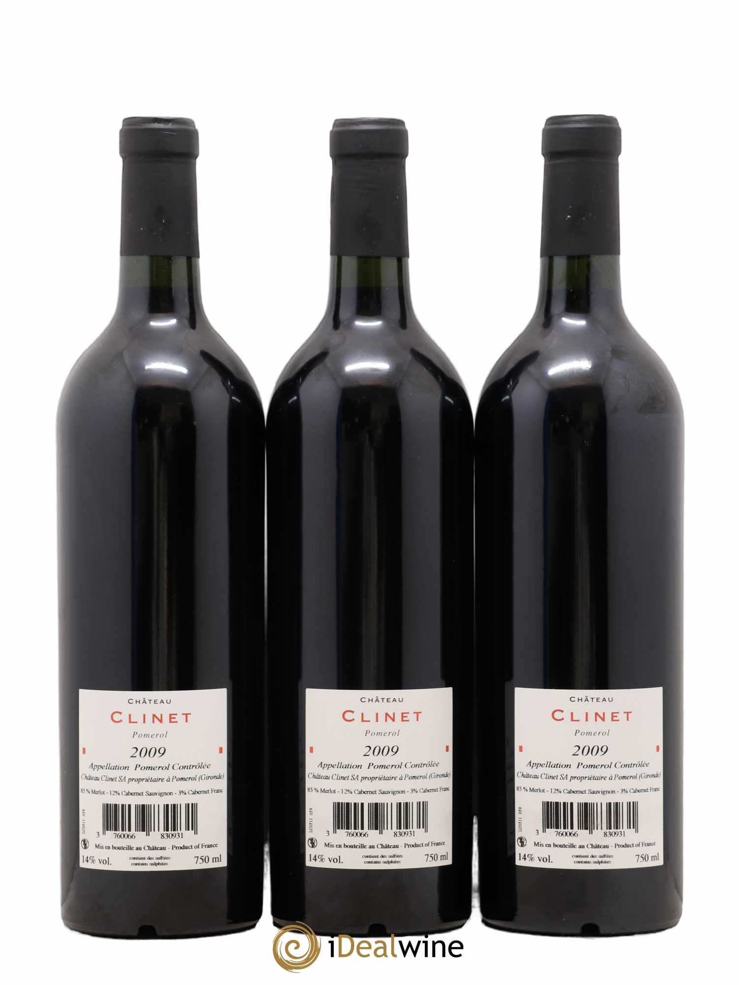 Château Clinet 2009 - Lot de 6 bouteilles - 2
