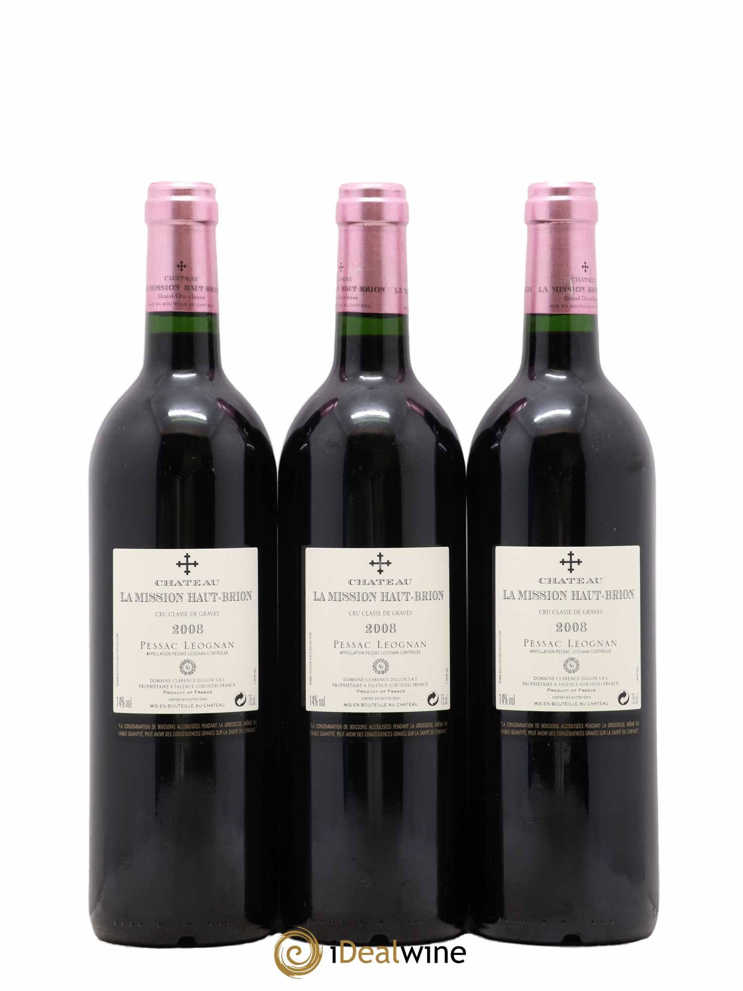 Château la Mission Haut-Brion Cru Classé de Graves 2008 - Lotto di 12 bottiglie - 2