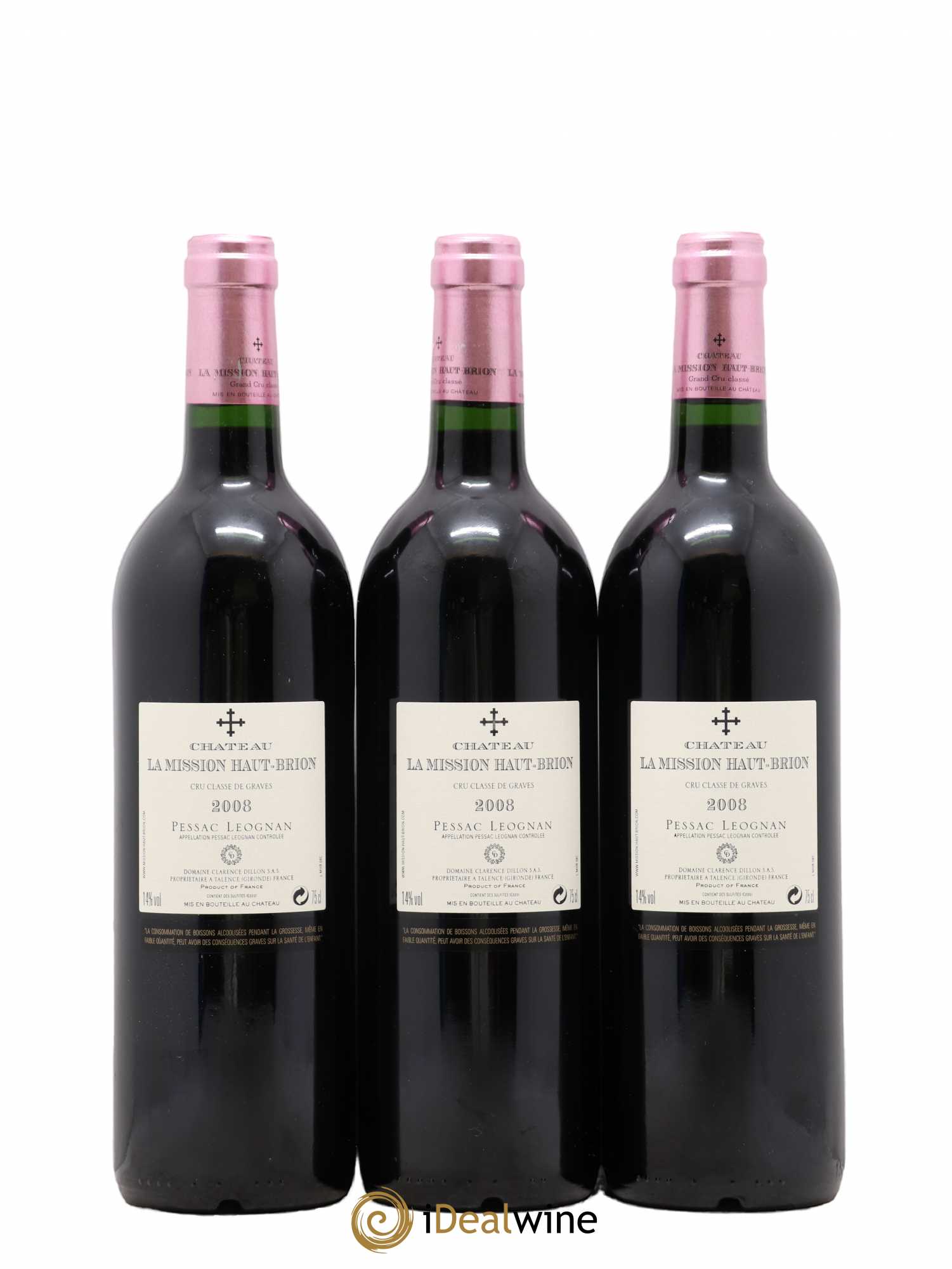 Château la Mission Haut-Brion Cru Classé de Graves 2008 - Lotto di 12 bottiglie - 8
