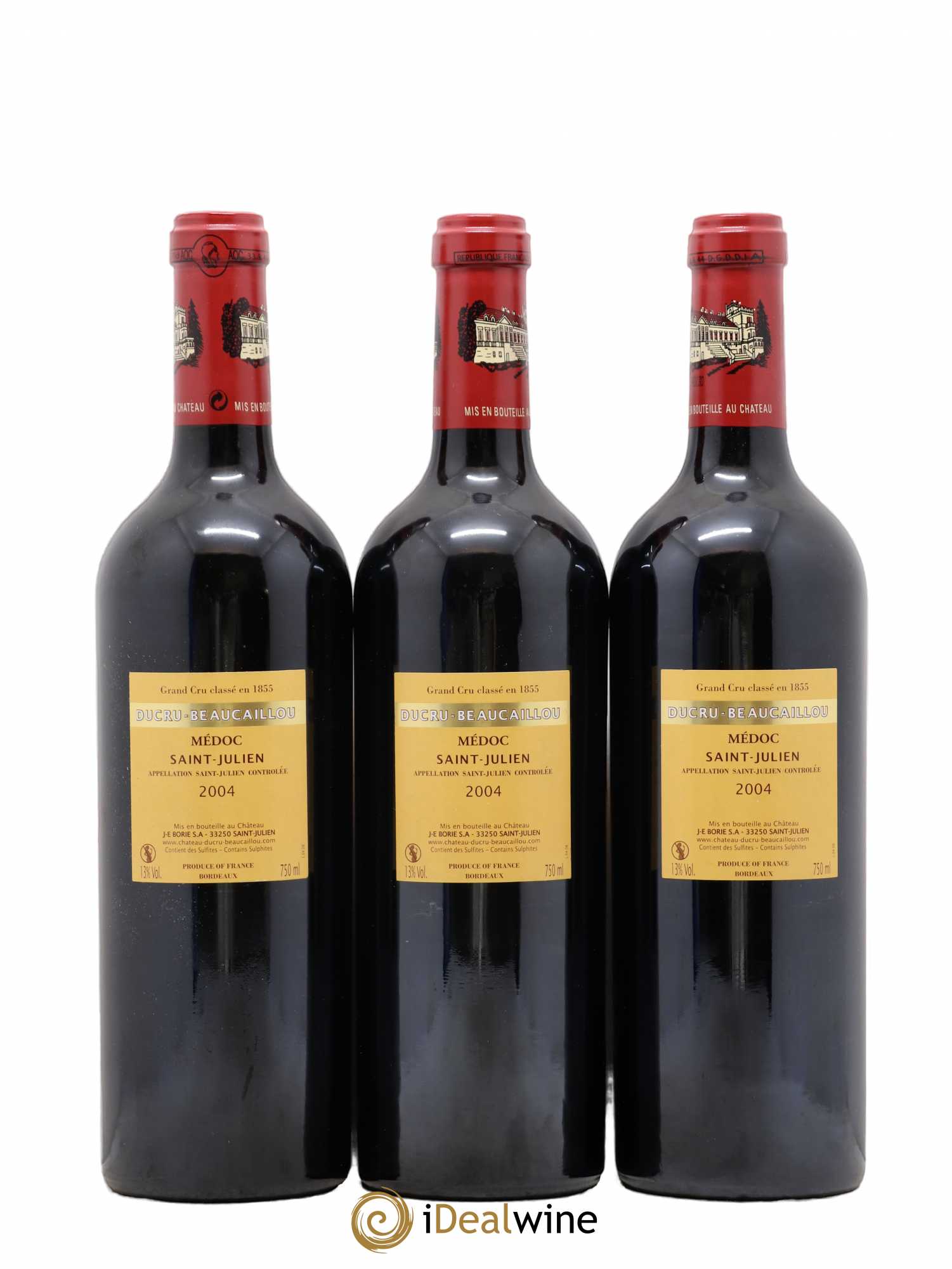 Château Ducru Beaucaillou 2ème Grand Cru Classé 2004 - Lot de 6 bouteilles - 2