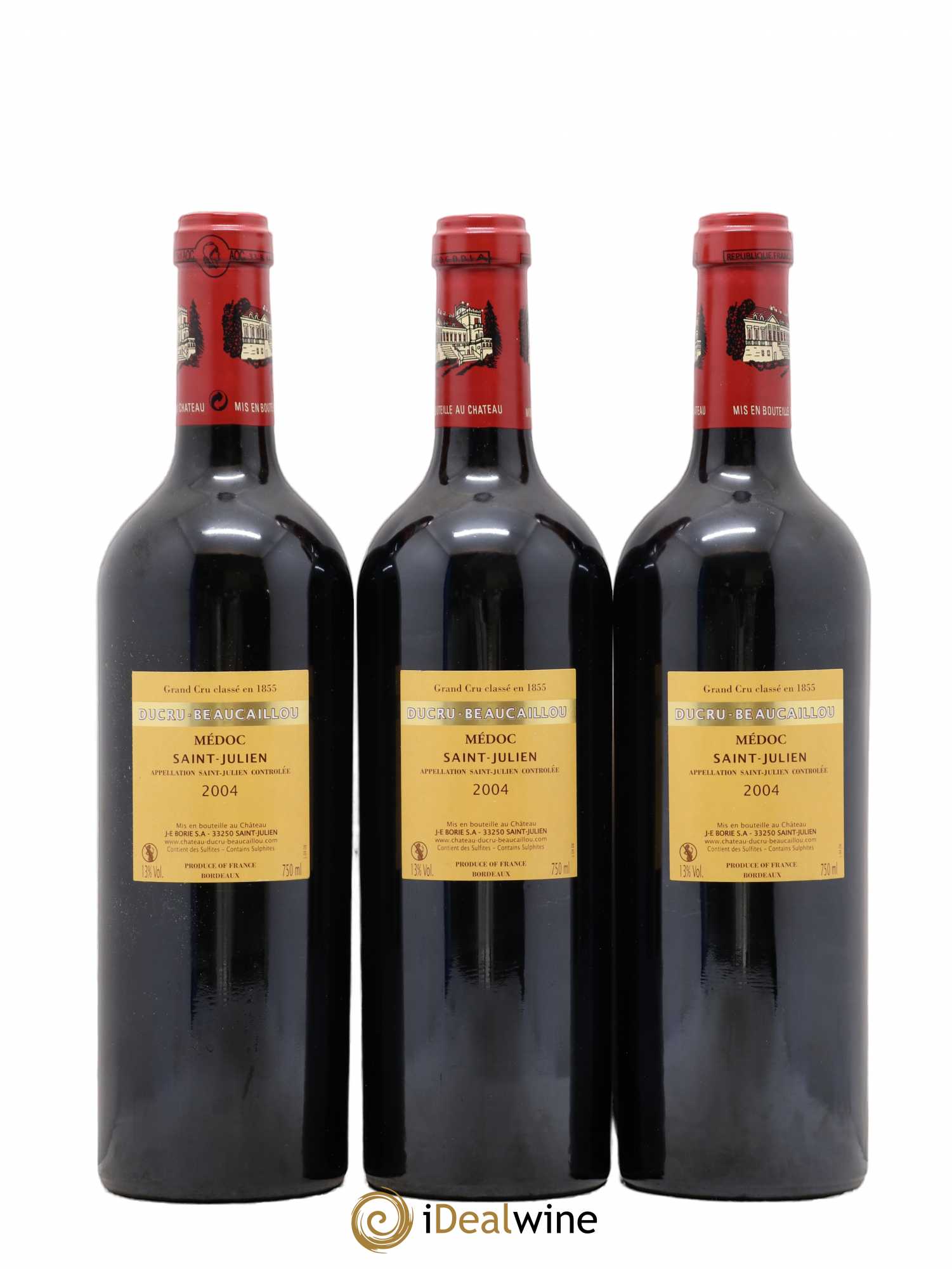 Château Ducru Beaucaillou 2ème Grand Cru Classé 2004 - Lot de 6 bouteilles - 4