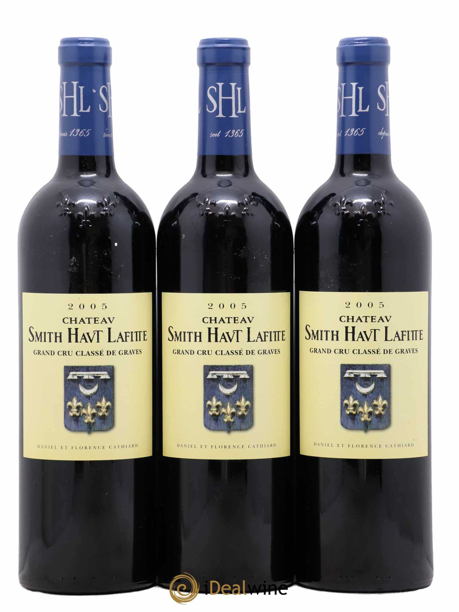 Château Smith Haut Lafitte Cru Classé de Graves 2005 - Lot de 3 bouteilles - 0