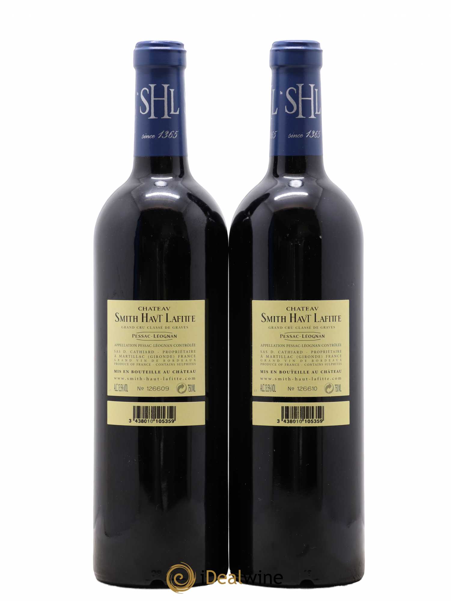 Château Smith Haut Lafitte Cru Classé de Graves 2005 - Lot de 2 bouteilles - 1