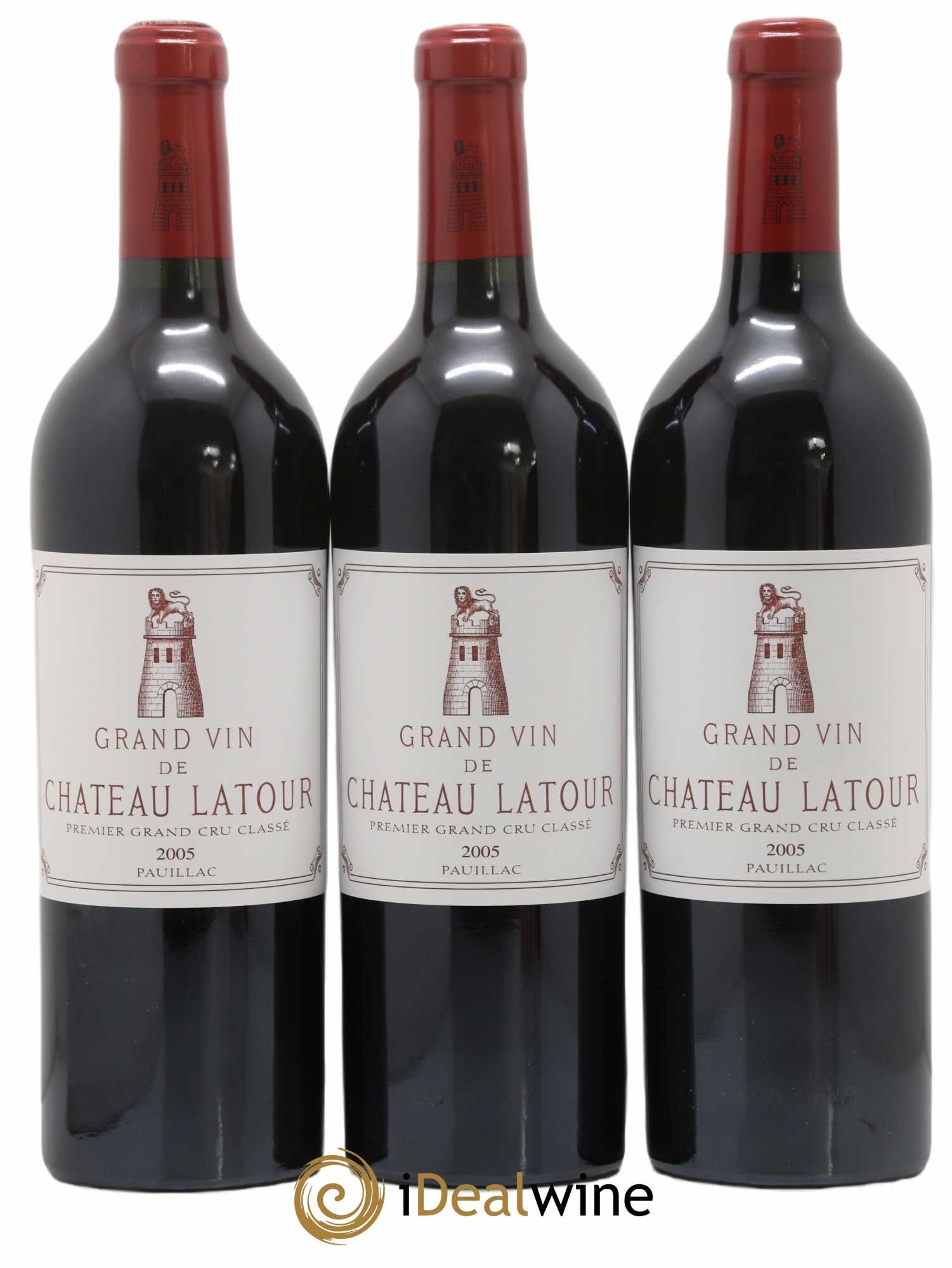 Château Latour 1er Grand Cru Classé (sans prix de réserve) 2005 - Lot de 3 bouteilles - 0