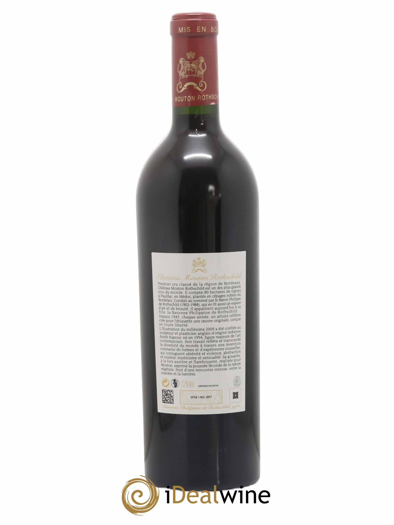 Château Mouton Rothschild 1er Grand Cru Classé 2009 - Lot of 1 bottle - 1
