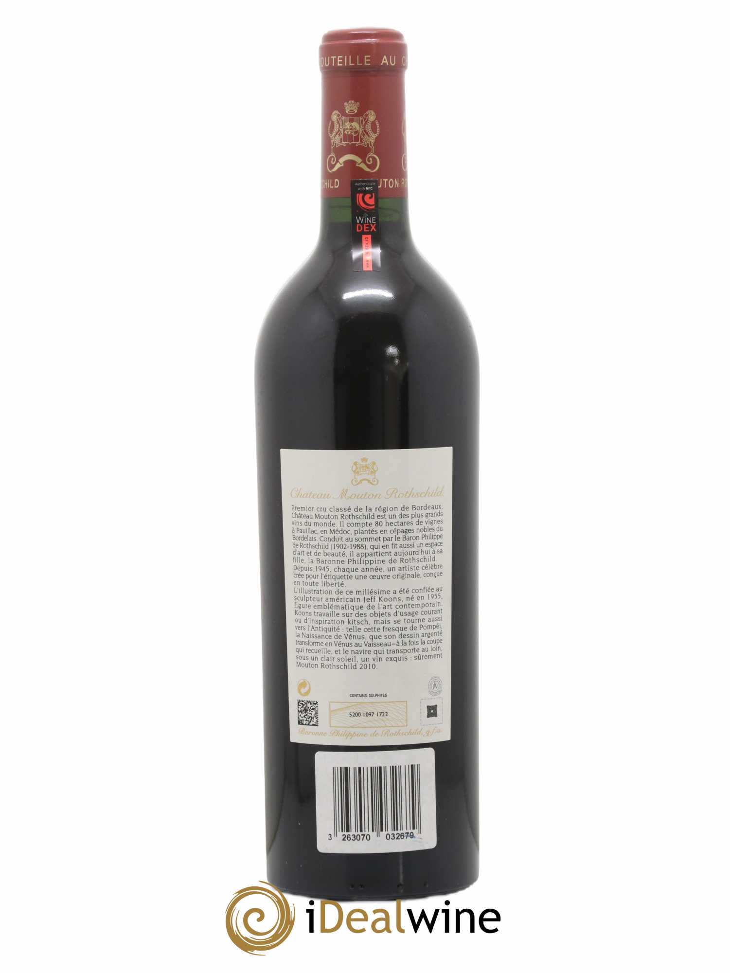 Château Mouton Rothschild 1er Grand Cru Classé 2010 - Lot of 1 bottle - 1