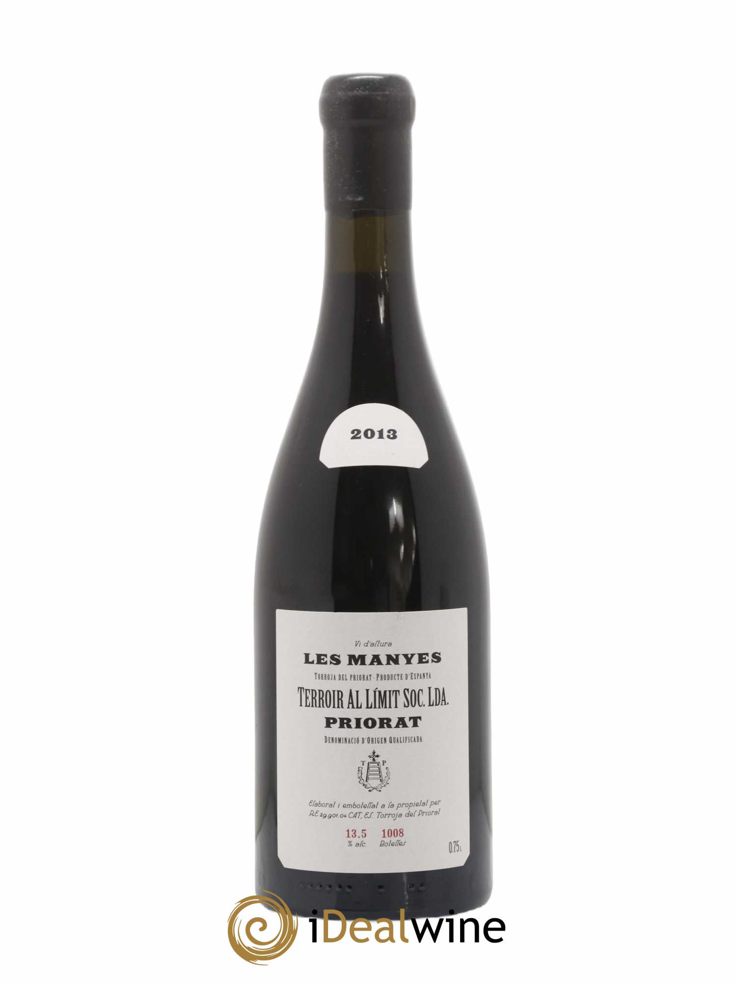 Priorat Terroir Al Limit Les Manyes Dominik Hubert 2013 - Lot de 1 bouteille - 0