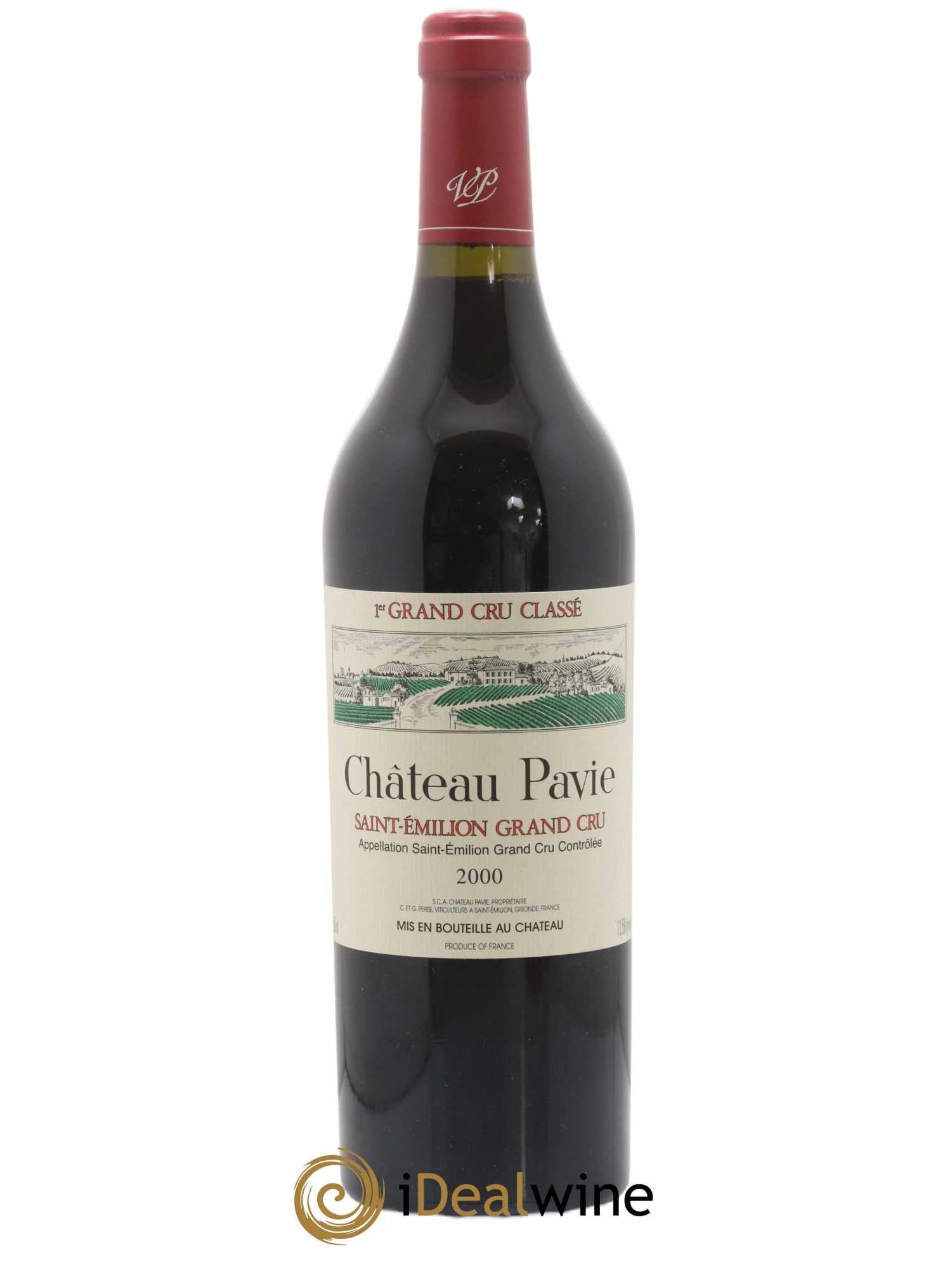 Château Pavie 1er Grand Cru Classé A 2000 - Lot de 1 bouteille - 0