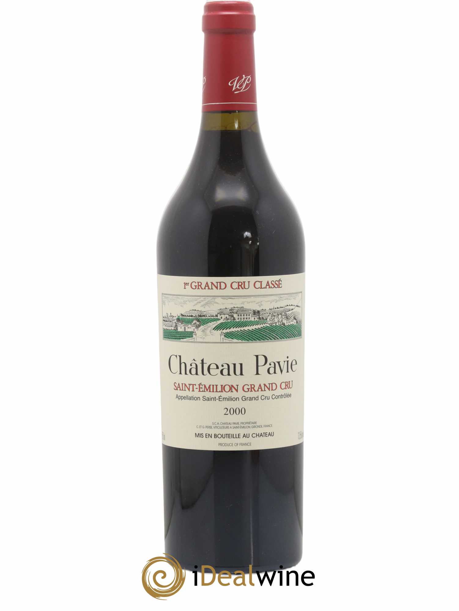 Château Pavie 1er Grand Cru Classé A 2000 - Lot de 1 bouteille - 0