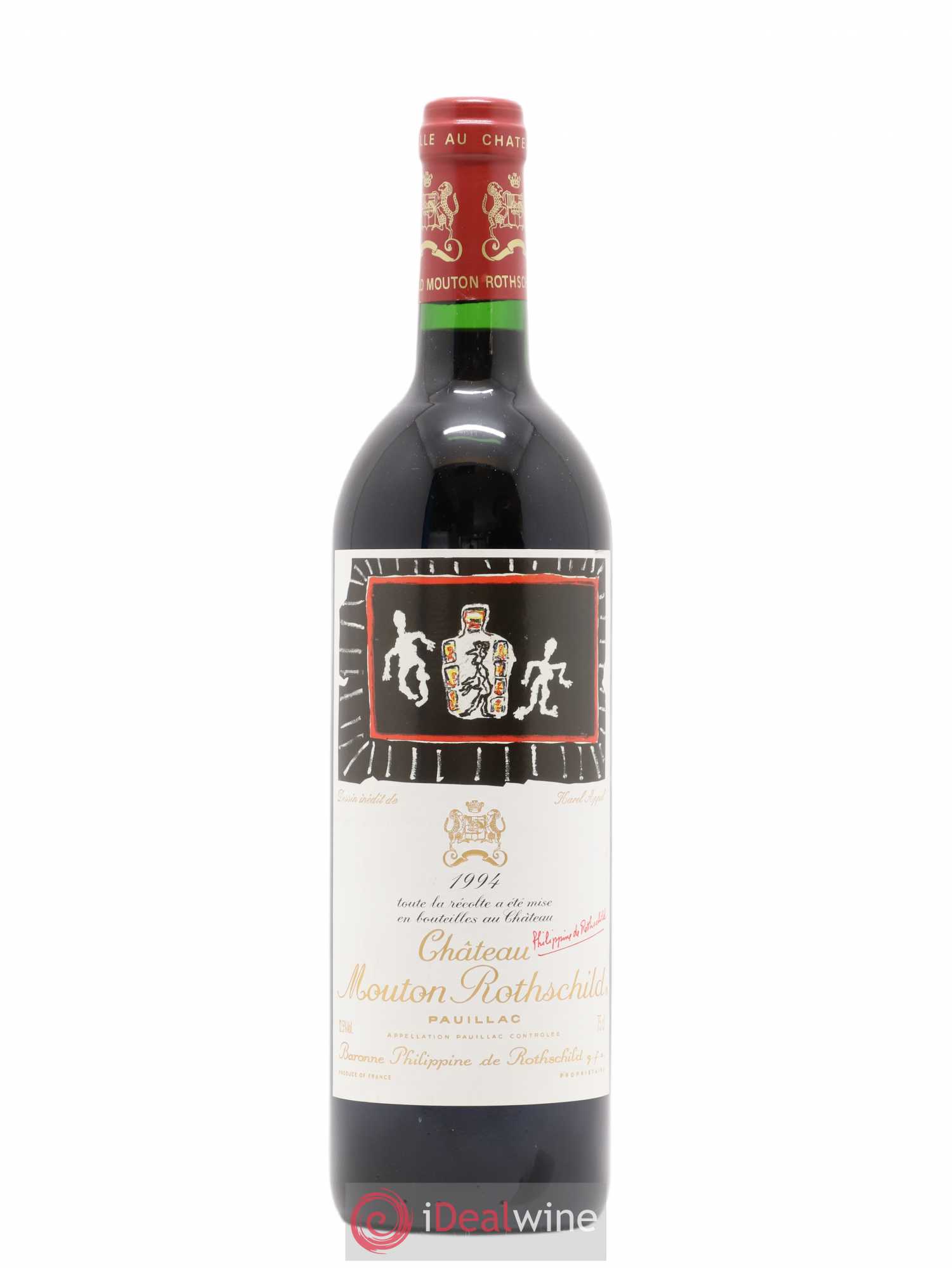 Château Mouton Rothschild 1er Grand Cru Classé 1994 - Lot de 1 bouteille - 0