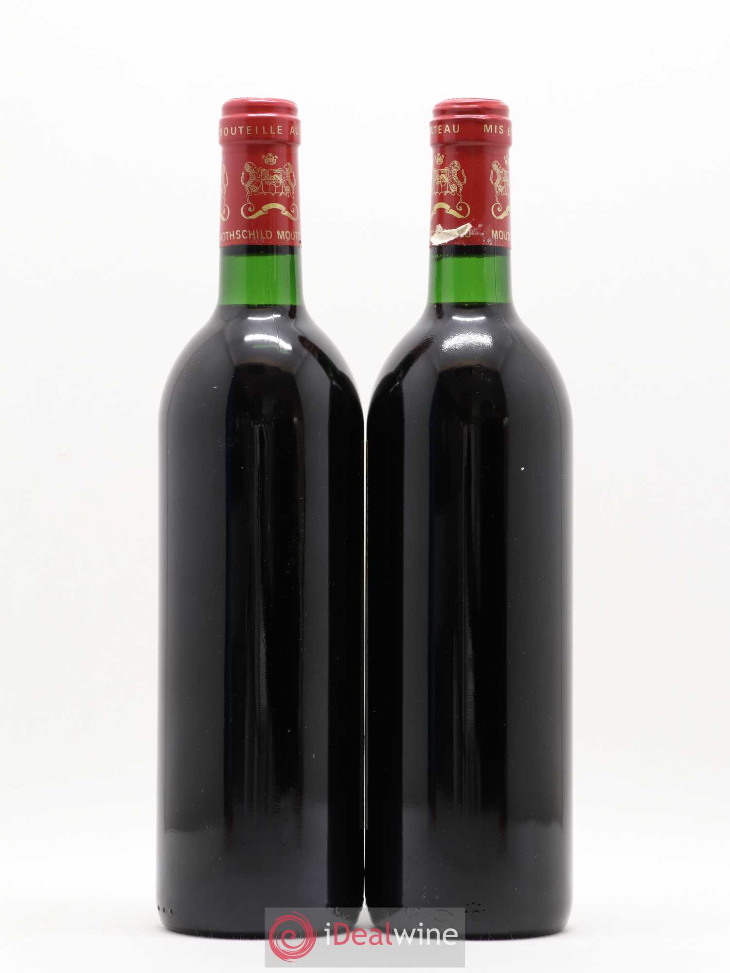 Château Mouton Rothschild 1er Grand Cru Classé 1987 - Lot de 2 bouteilles - 1