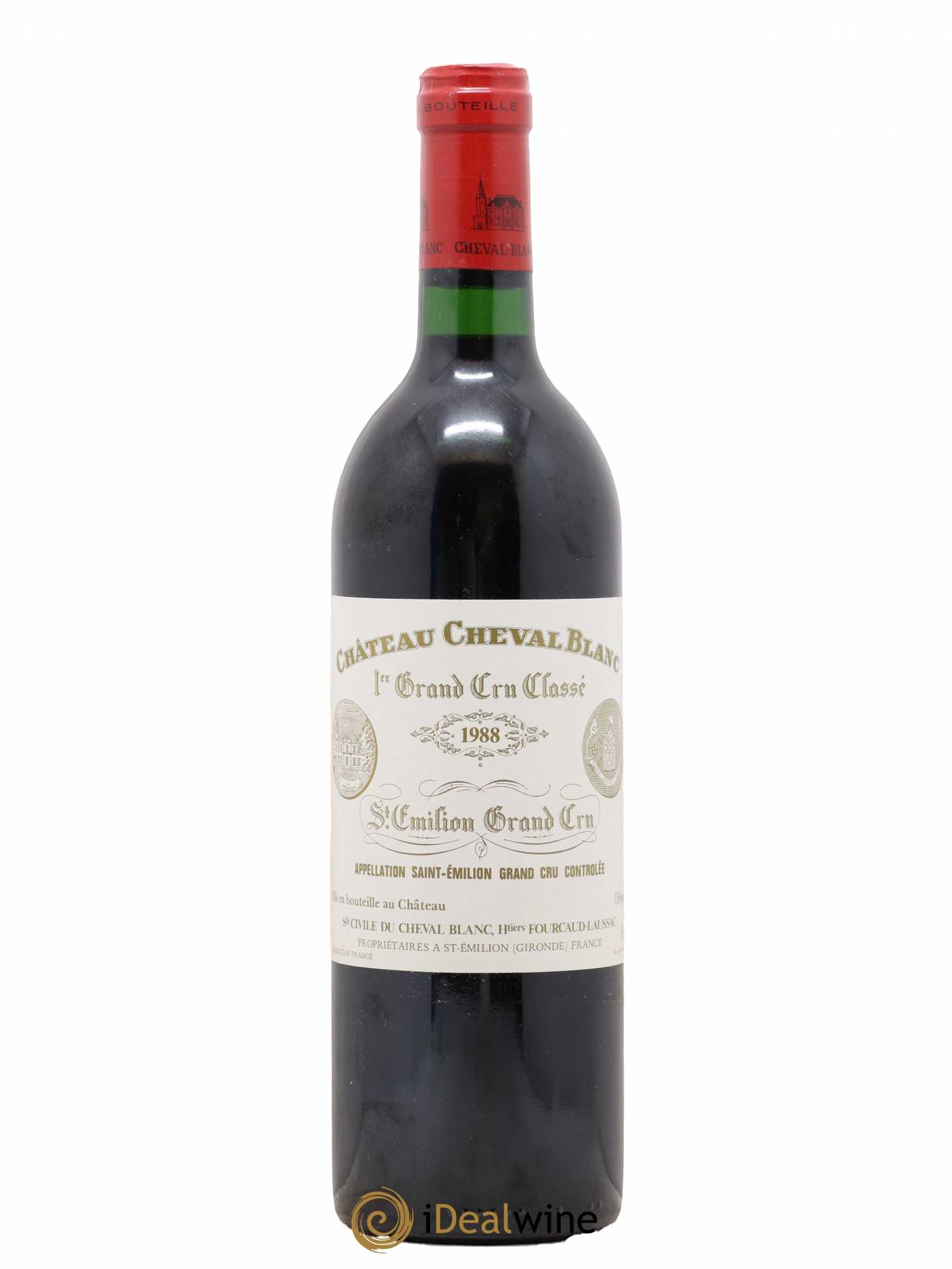 Château Cheval Blanc 1er Grand Cru Classé A 1988 - Lot de 1 bouteille - 0