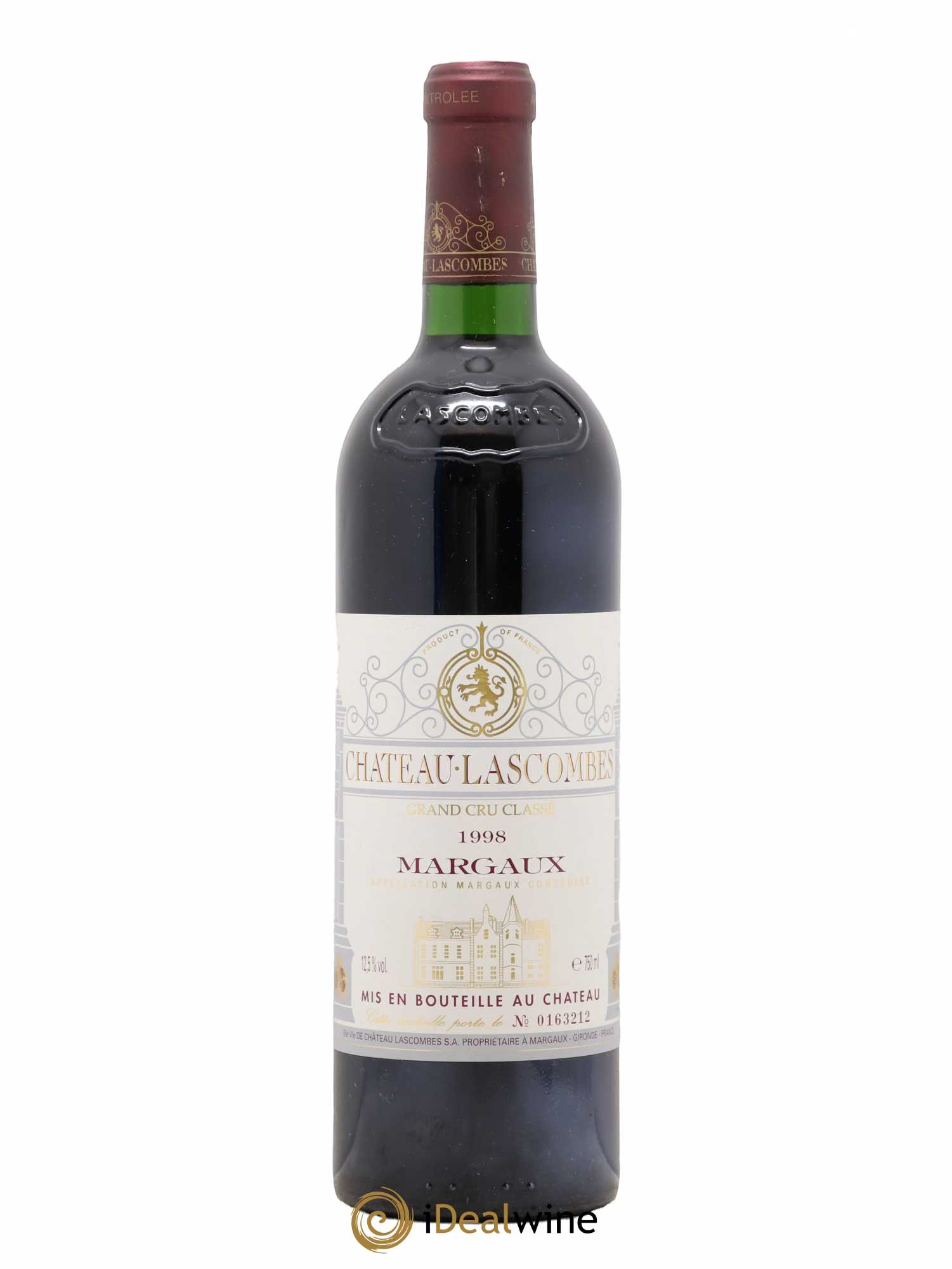 Château Lascombes 2ème Grand Cru Classé 1998 - Lot de 1 bouteille - 0