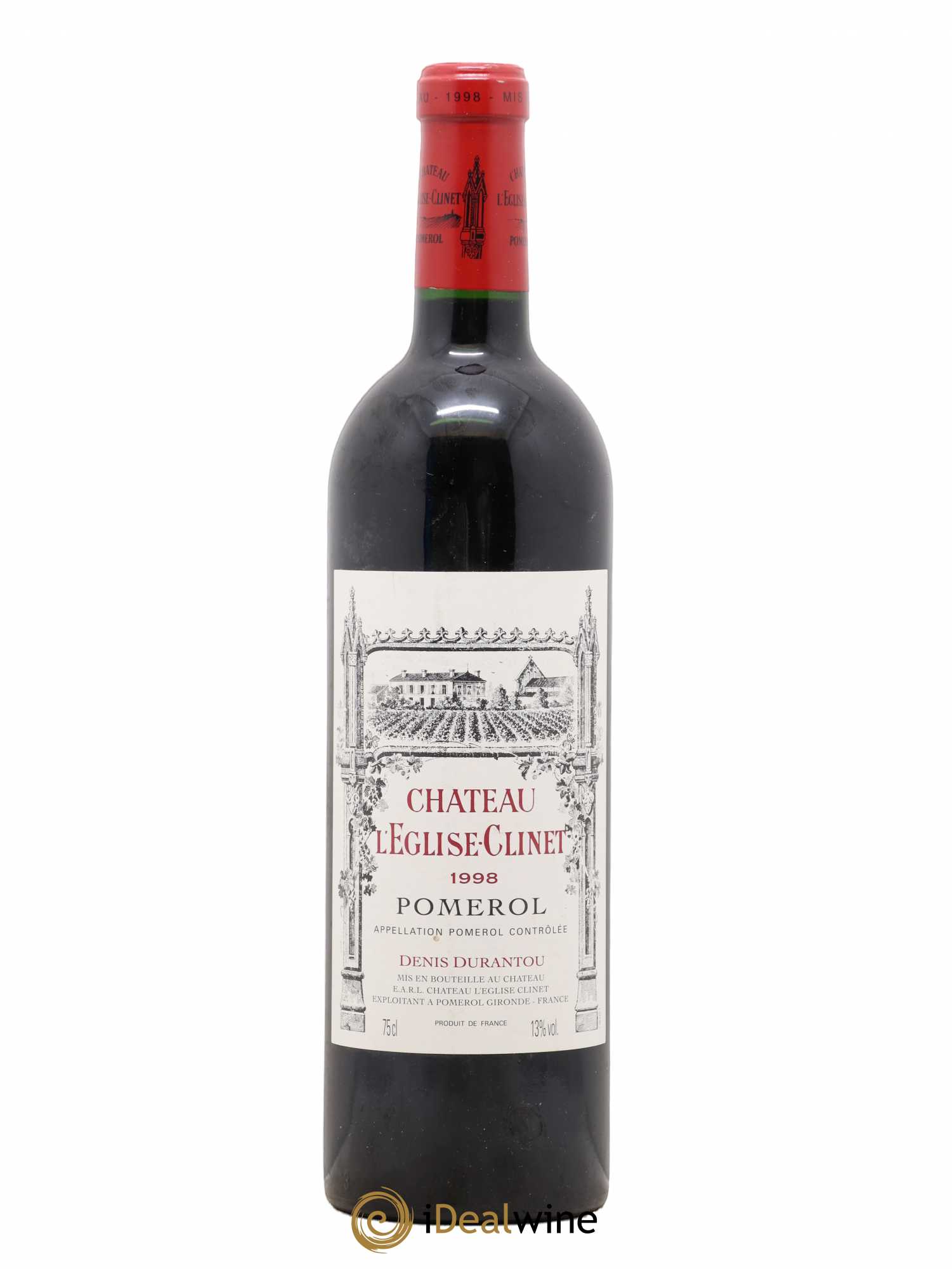 Château l' Église Clinet 1998 - Lot de 1 bouteille - 0
