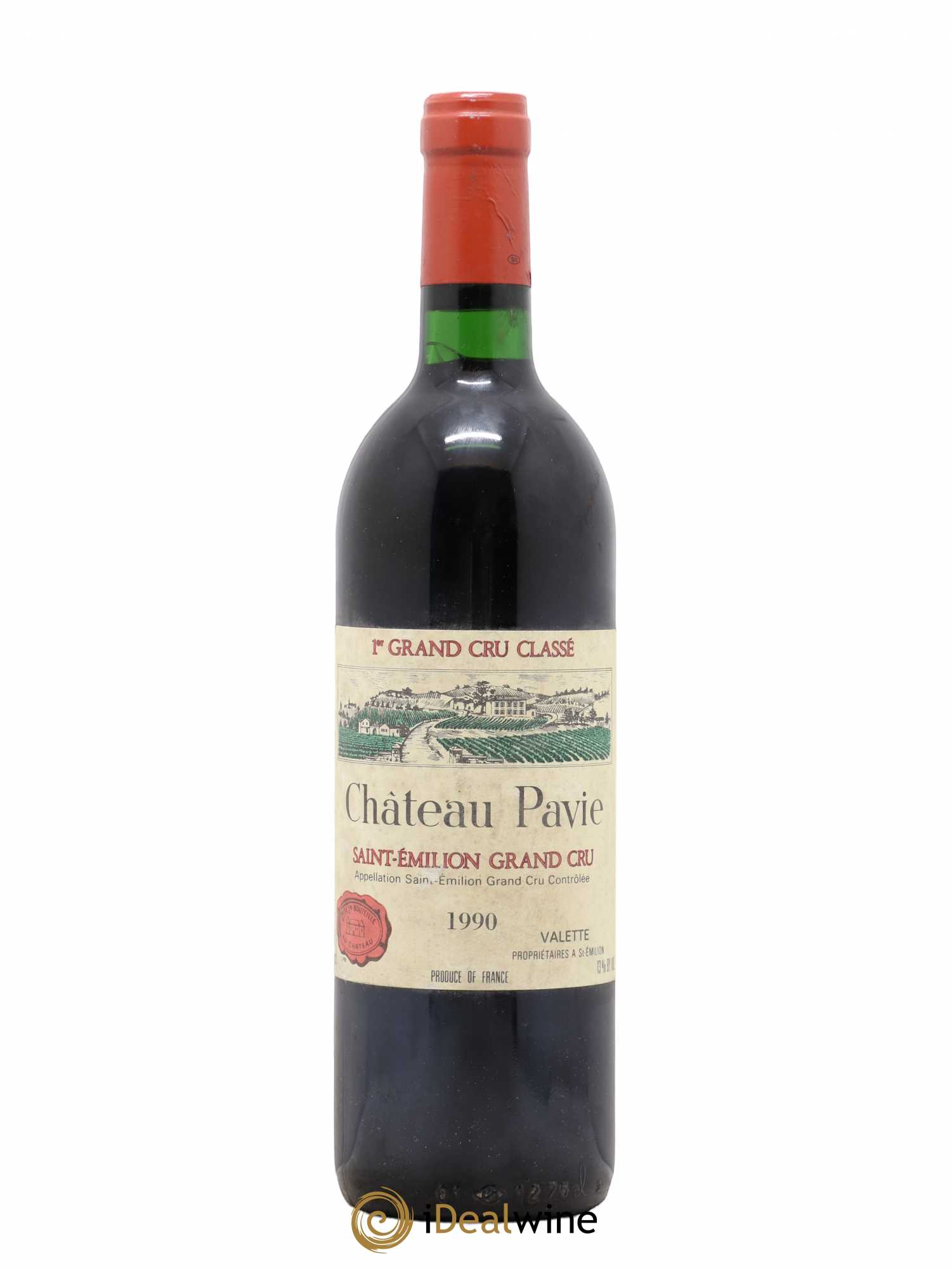 Château Pavie 1er Grand Cru Classé A 1990 - Lot de 1 bouteille - 0