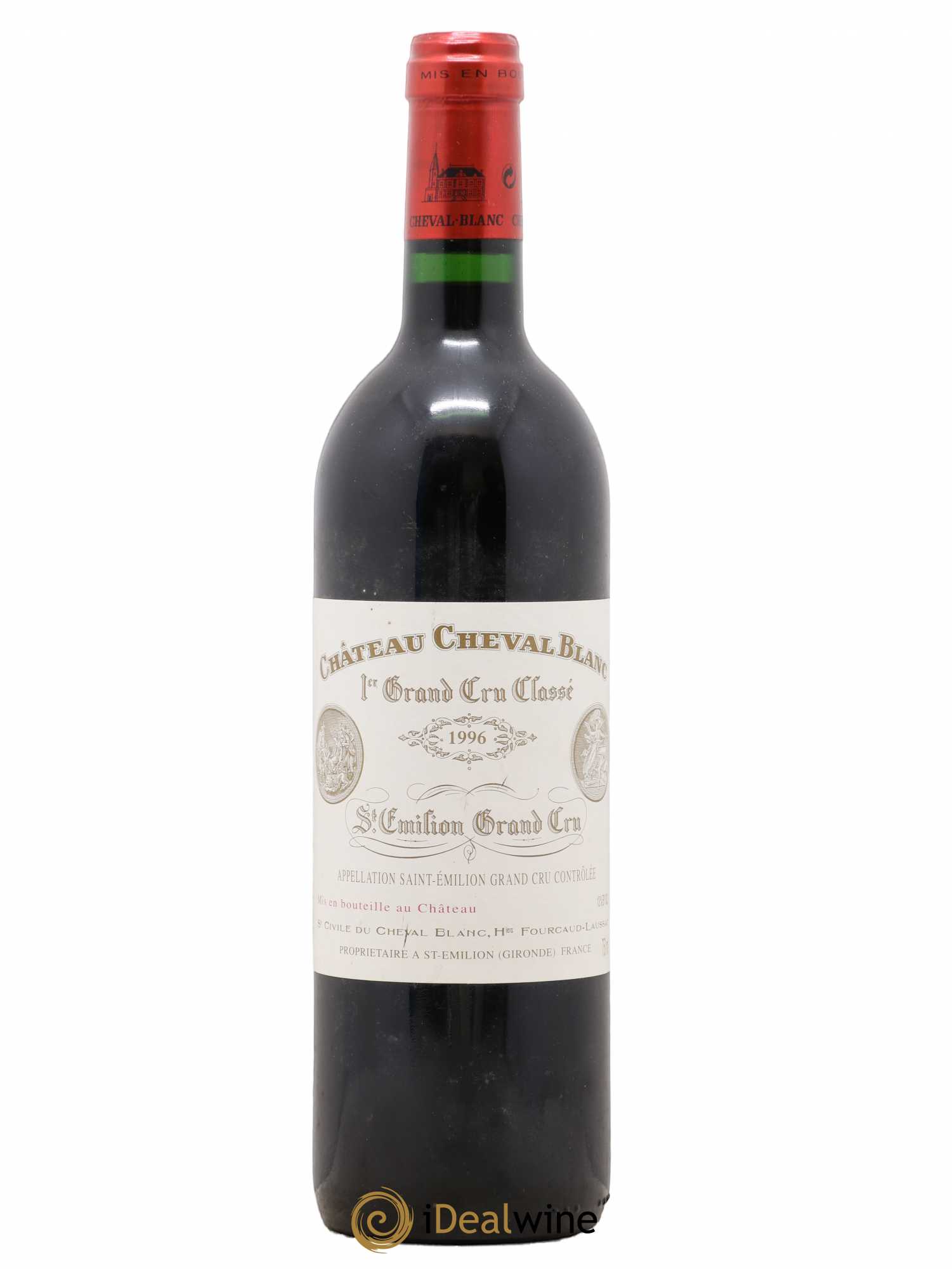 Château Cheval Blanc 1er Grand Cru Classé A 1996 - Lot de 1 bouteille - 0