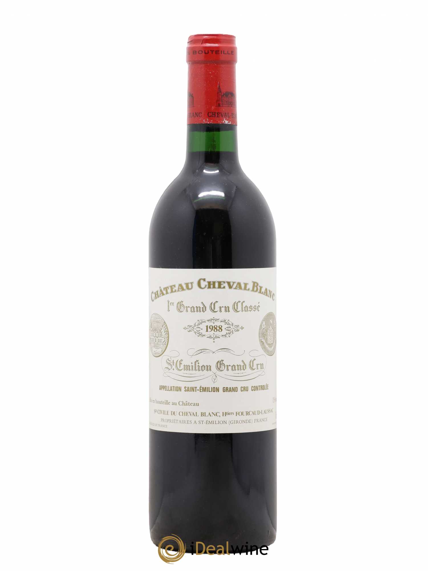 Château Cheval Blanc 1er Grand Cru Classé A 1988 - Lot de 1 bouteille - 0