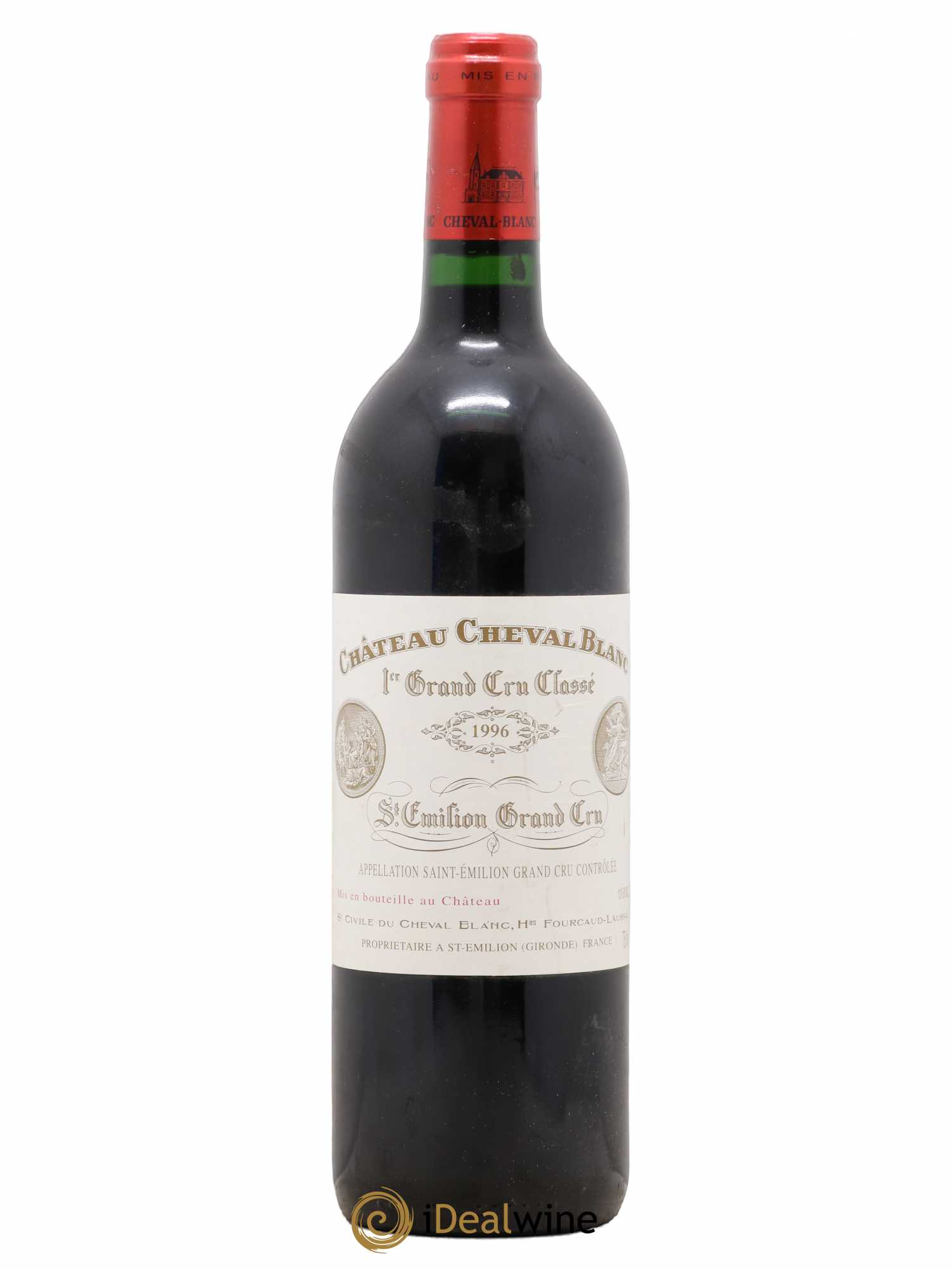 Château Cheval Blanc 1er Grand Cru Classé A 1996 - Lot de 1 bouteille - 0