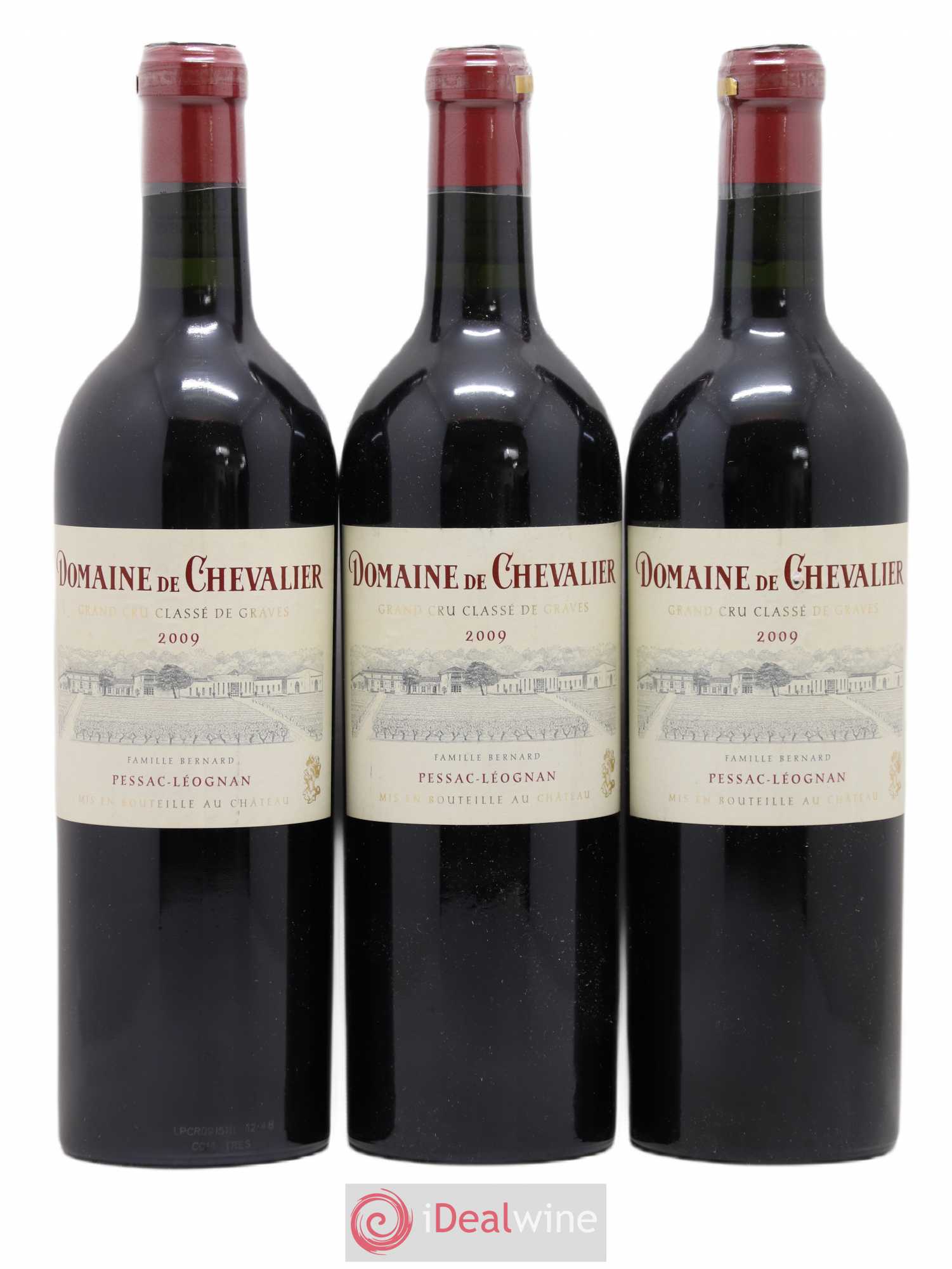 Domaine de Chevalier Cru Classé de Graves 2009 - Lot de 3 bouteilles - 0