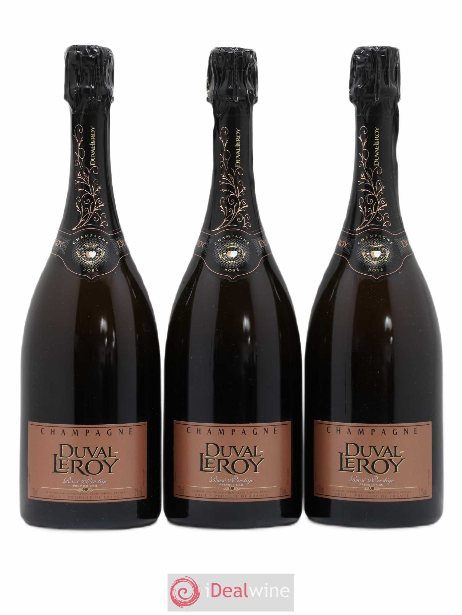Champagne - Duval Leroy - Lot de 3 bouteilles - 0