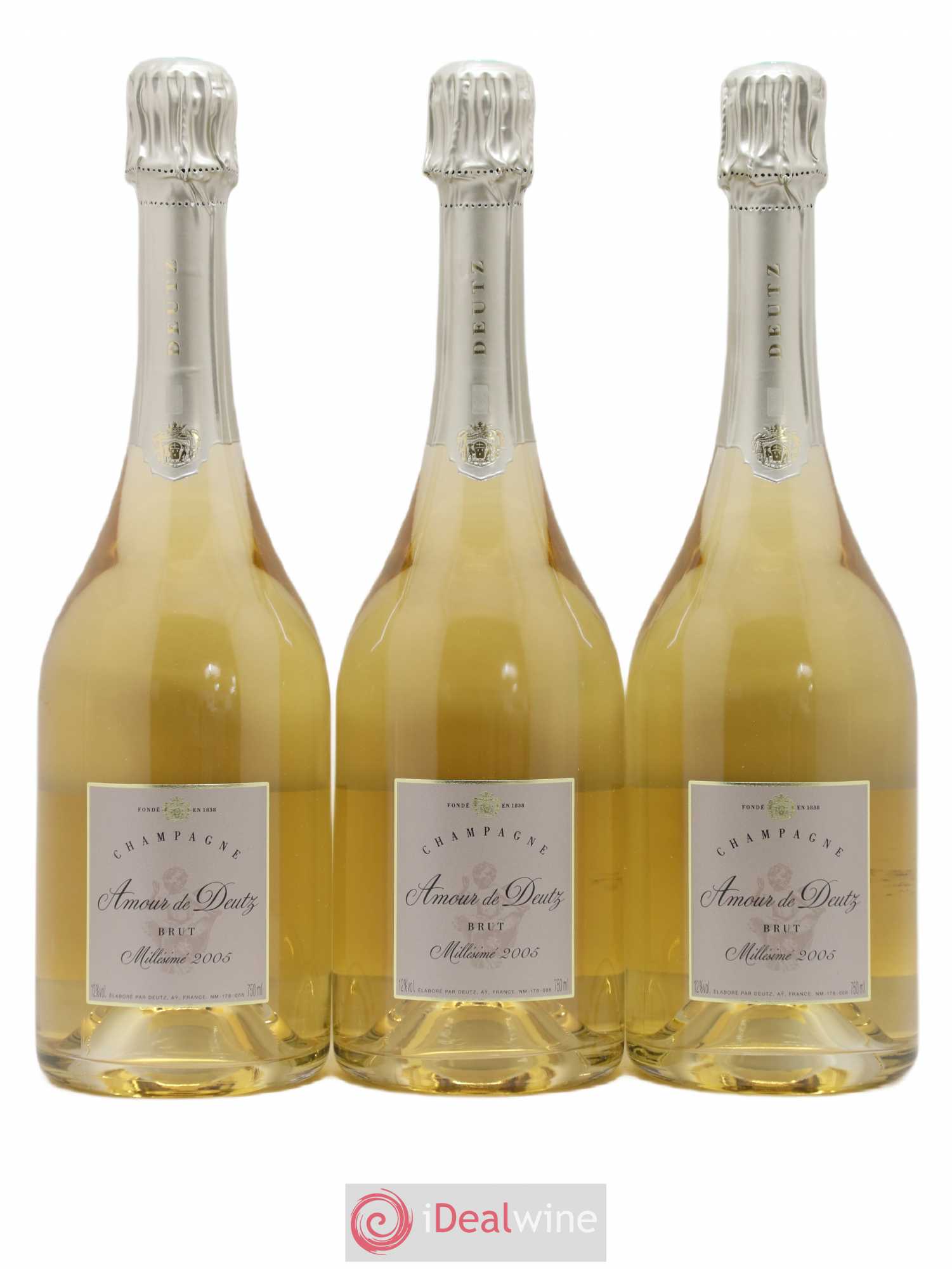 Amour de Deutz Brut Deutz 2005 - Lot de 3 bouteilles - 0
