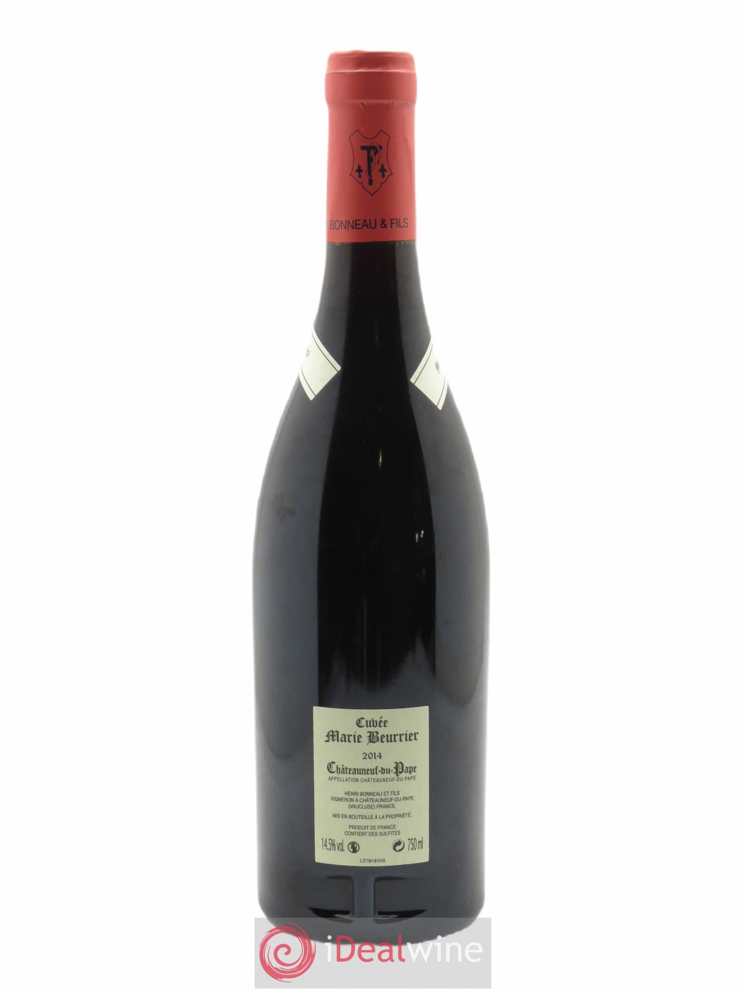 Châteauneuf-du-Pape Marie Beurrier Henri Bonneau & Fils 2014 - Lot de 1 bouteille - 1