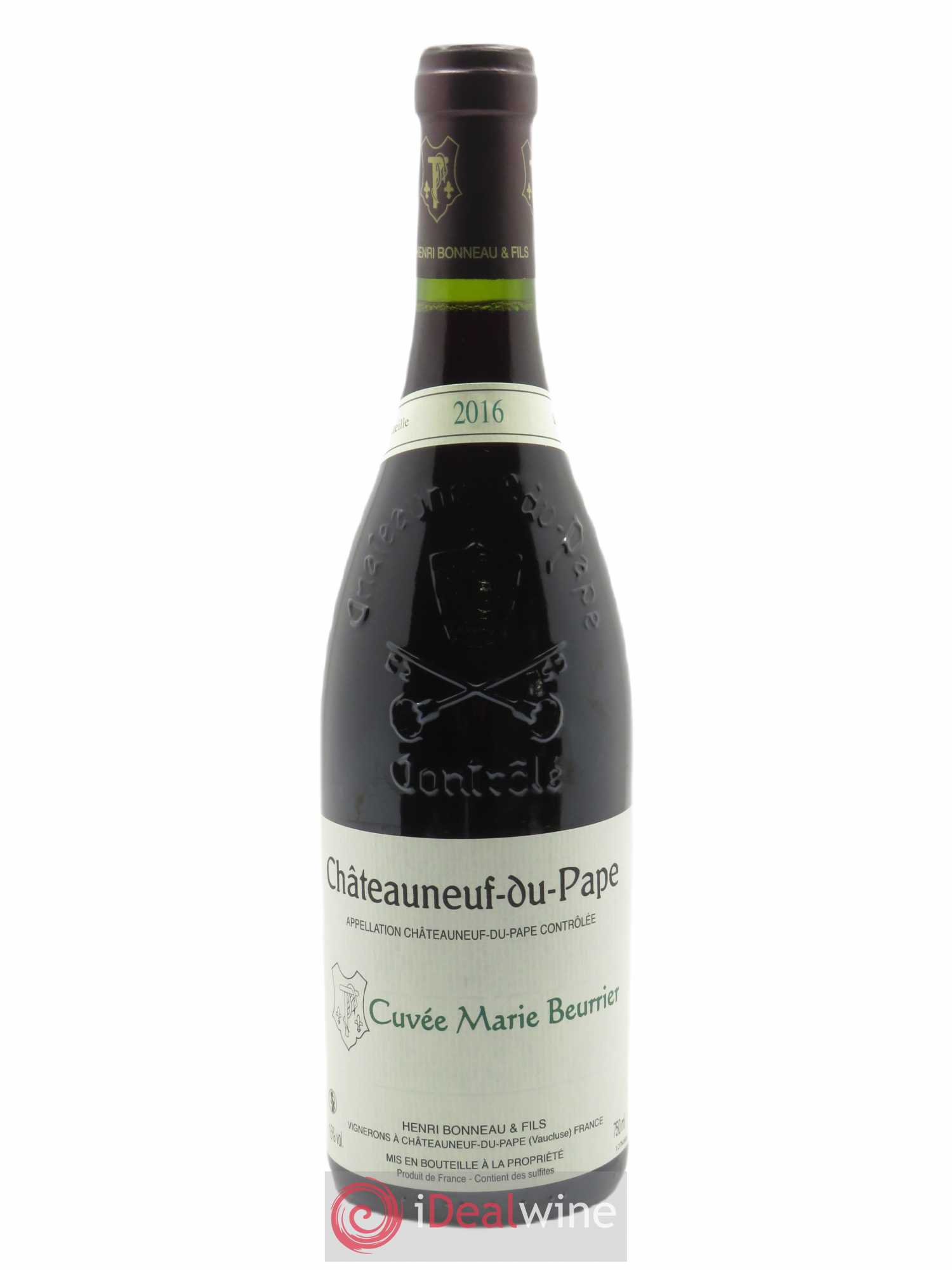 Châteauneuf-du-Pape Marie Beurrier Henri Bonneau & Fils 2016 - Lot de 1 bouteille - 0
