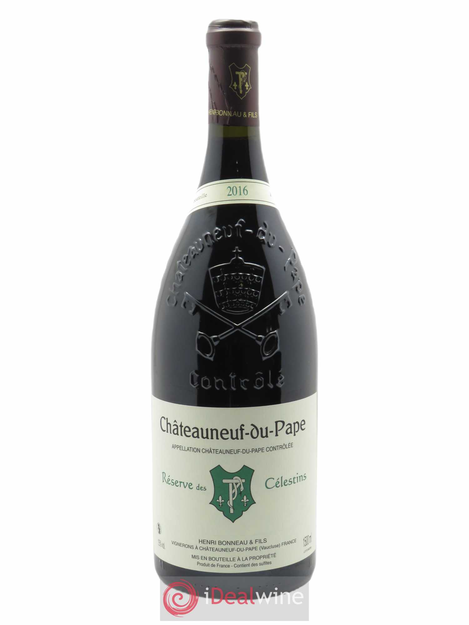 Châteauneuf-du-Pape Réserve des Célestins Henri Bonneau & Fils 2016 - Lot de 1 magnum - 0