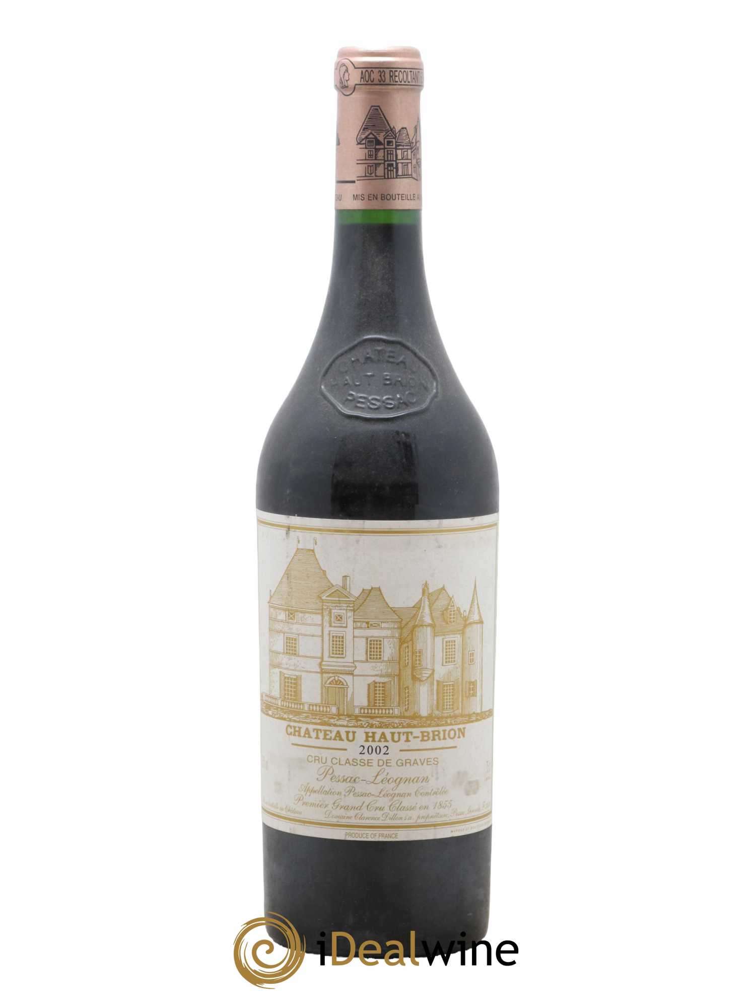 Château Haut Brion 1er Grand Cru Classé 2002 - Lot de 1 bouteille - 0