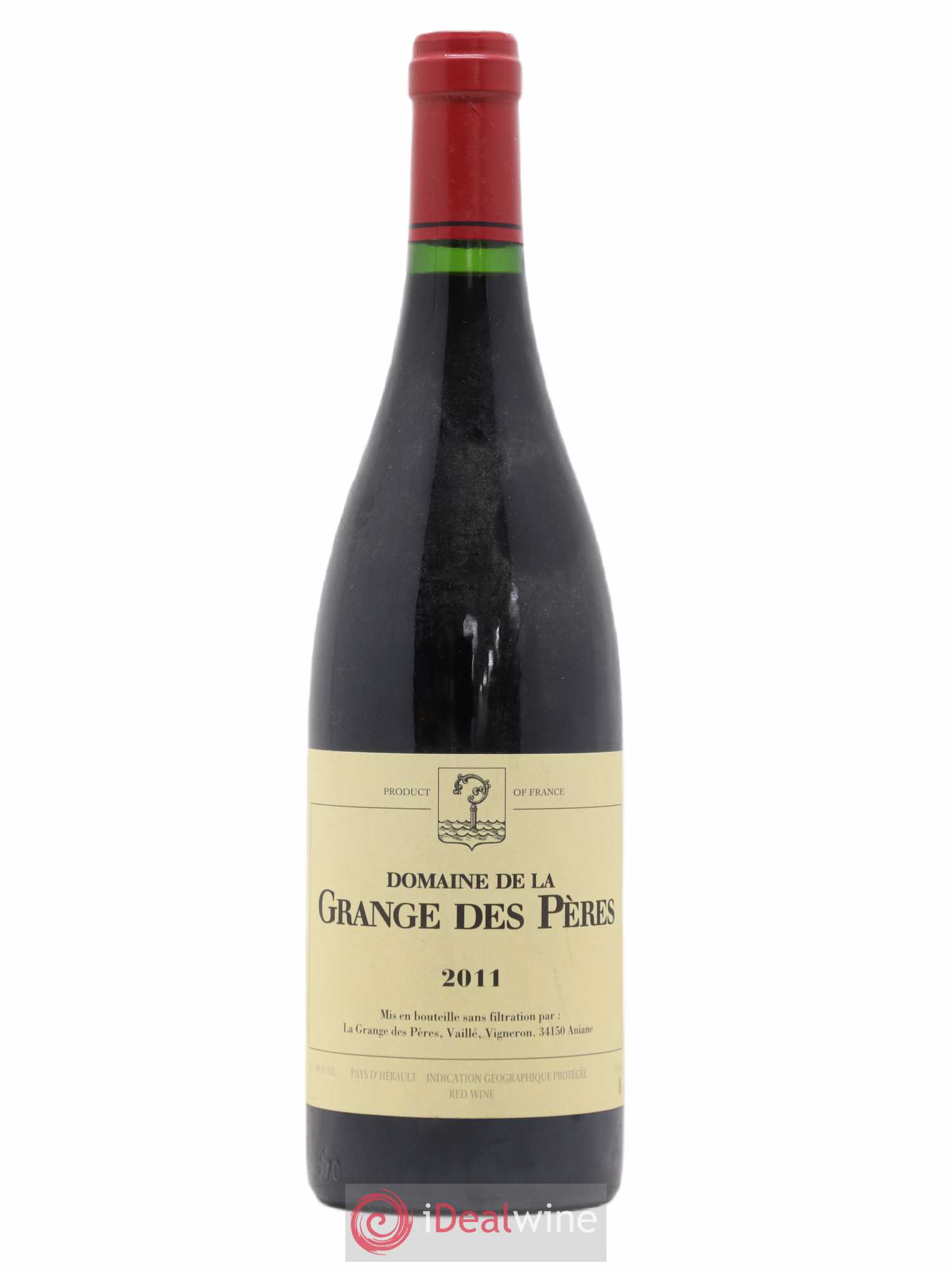 Pays d'Hérault Grange des Pères Laurent Vaillé 2011 - Lot de 1 bouteille - 0