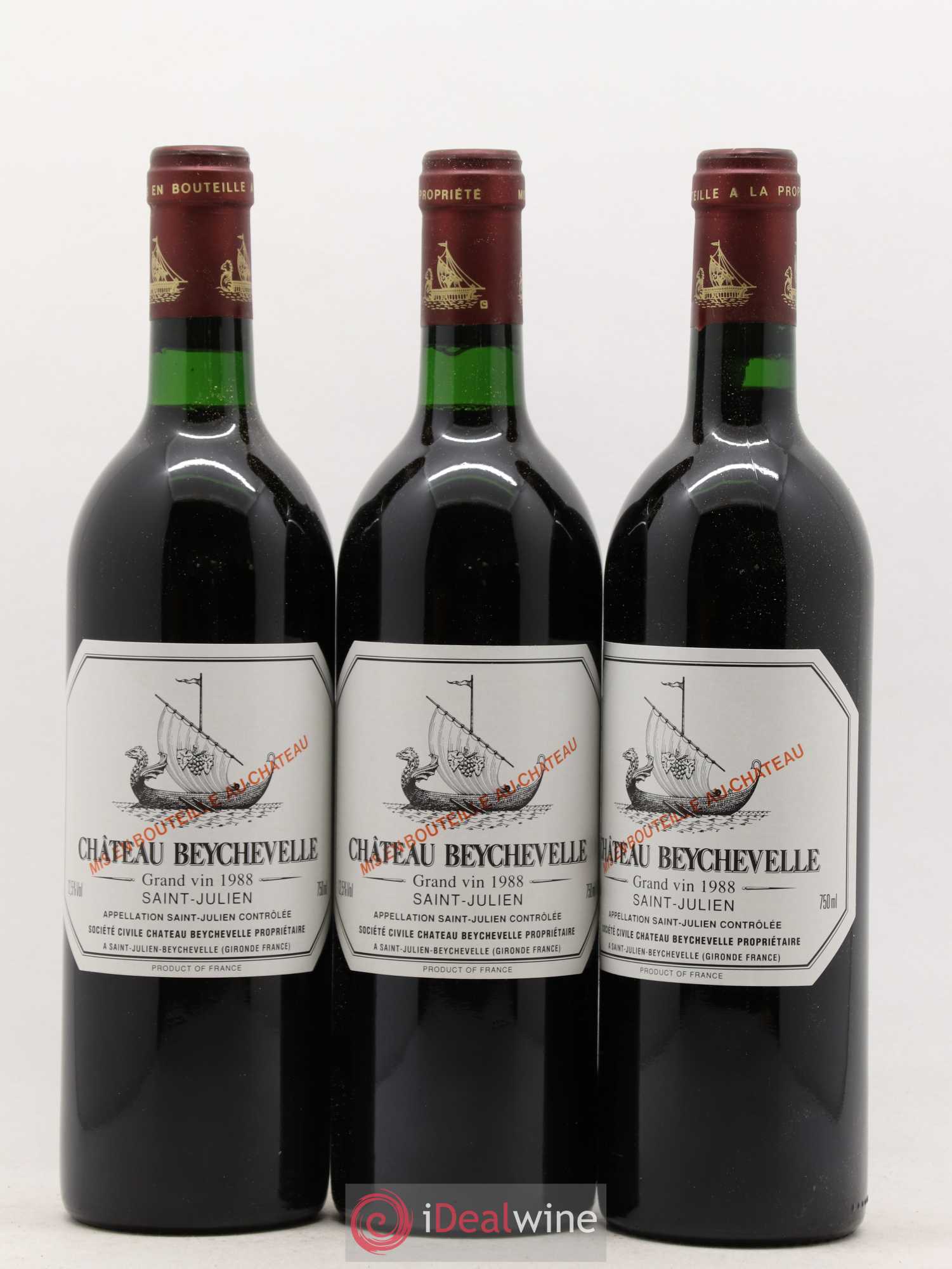 Château Beychevelle 4ème Grand Cru Classé 1988 - Lot de 12 bouteilles - 4