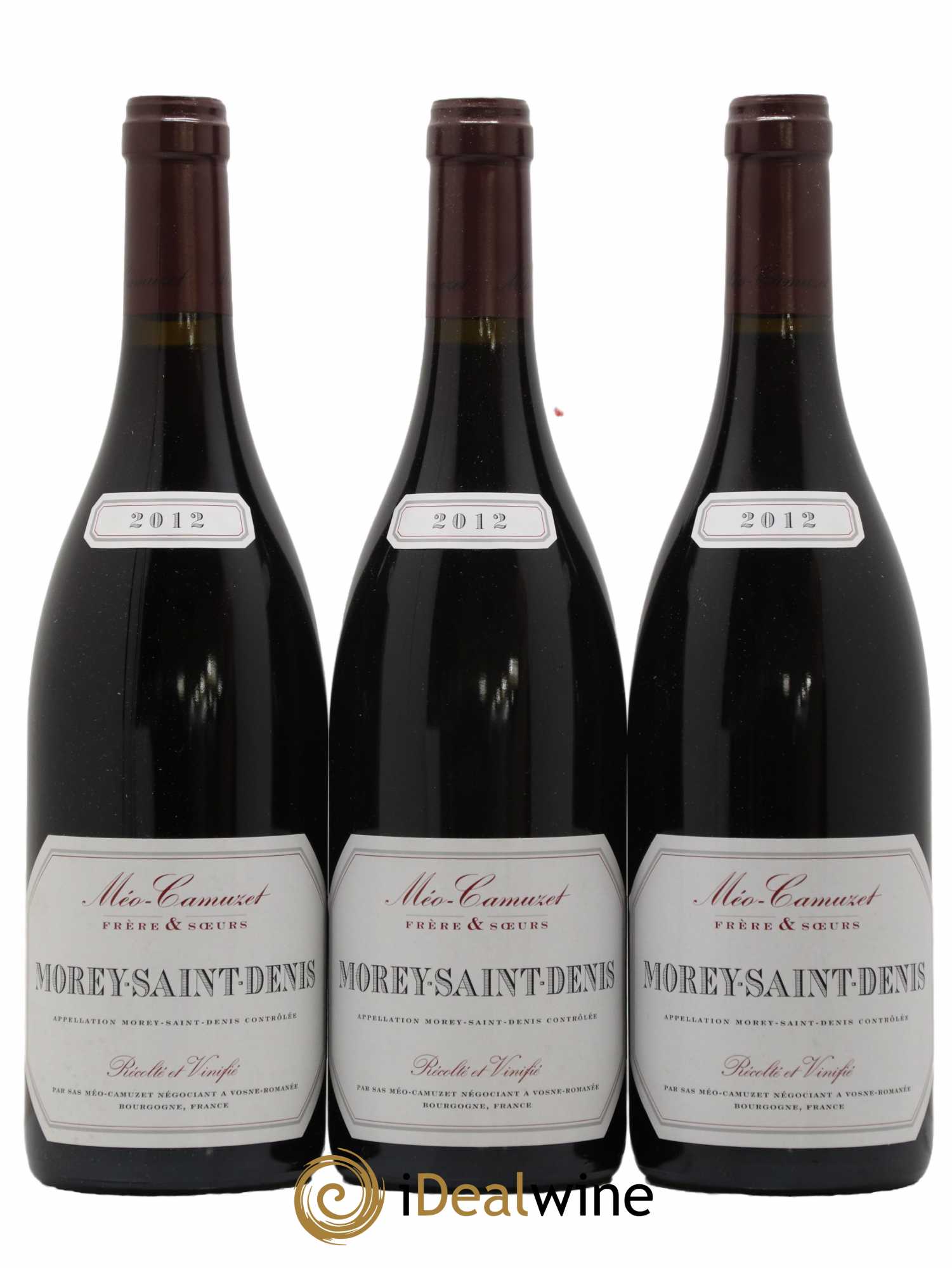 Morey-Saint-Denis Méo-Camuzet (Frère & Soeurs) 2012 - Lot de 3 bouteilles - 0