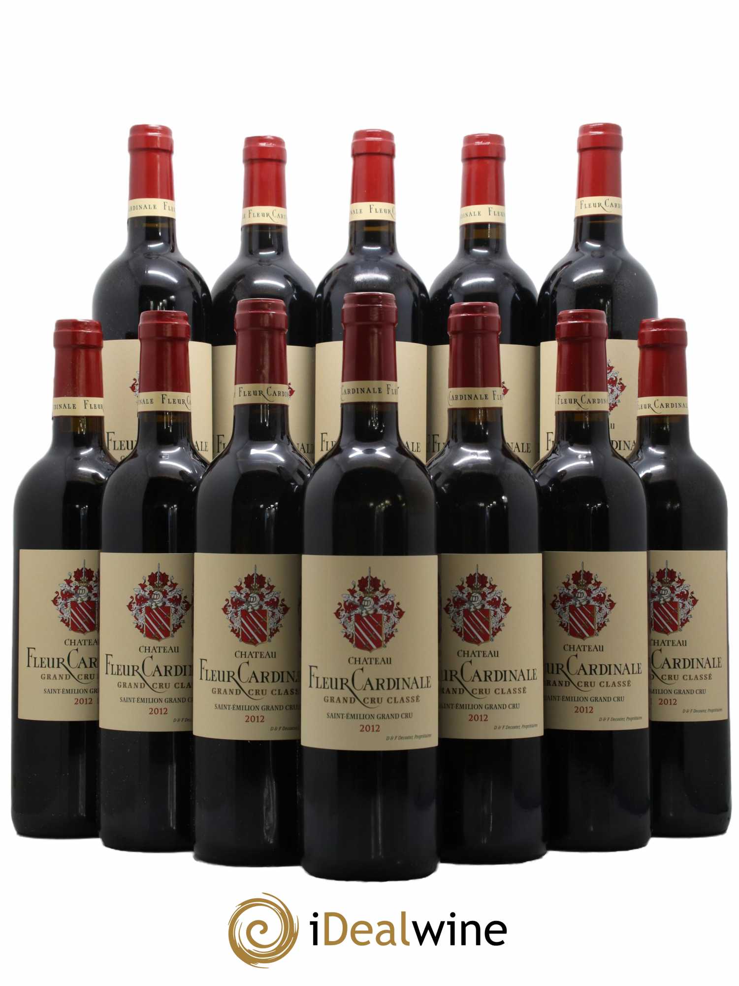 Château Fleur Cardinale Grand Cru Classé 2012 - Lot de 12 bouteilles - 0