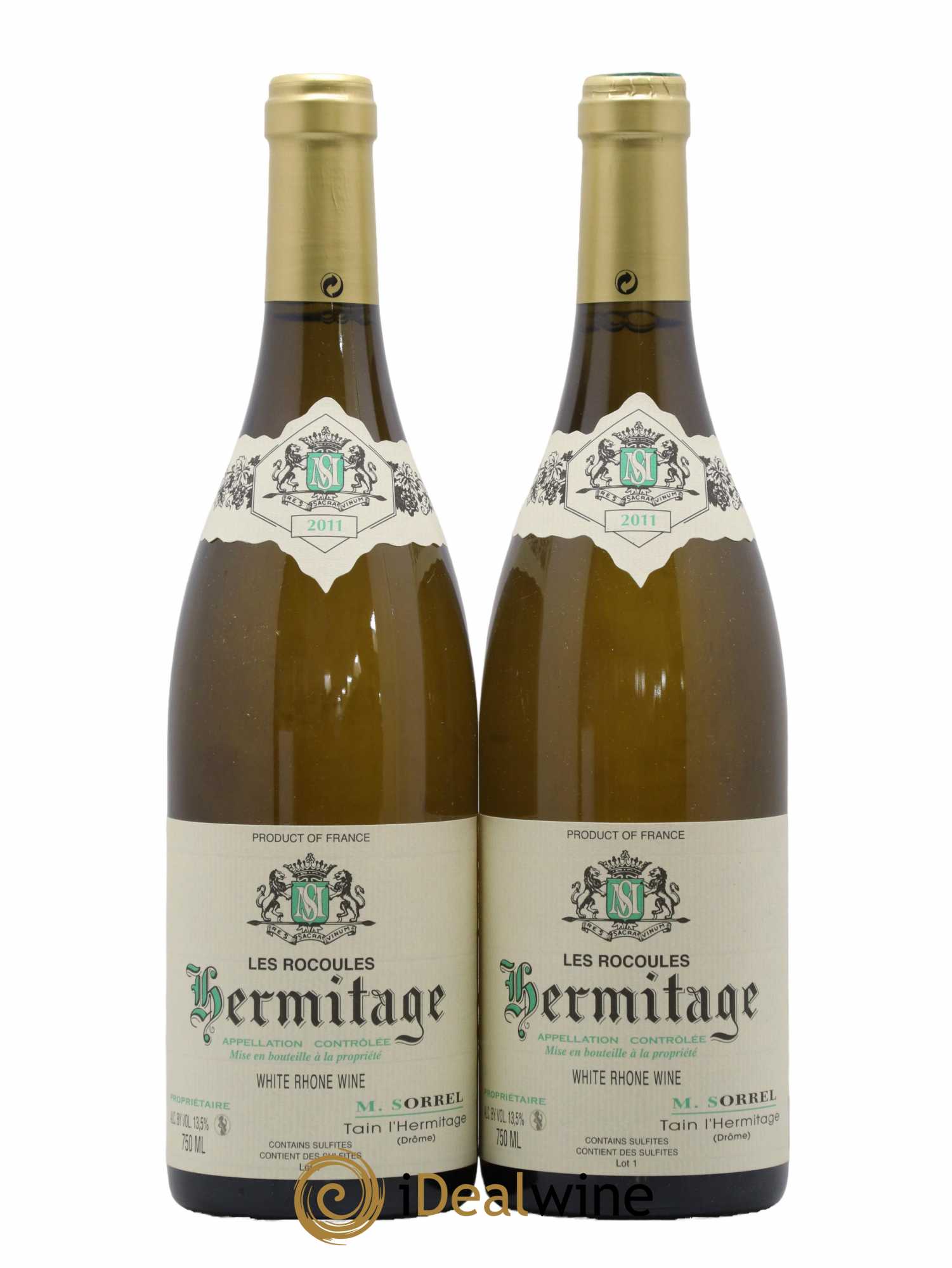 Hermitage Les Rocoules Marc Sorrel 2011 - Lot de 2 bouteilles - 0