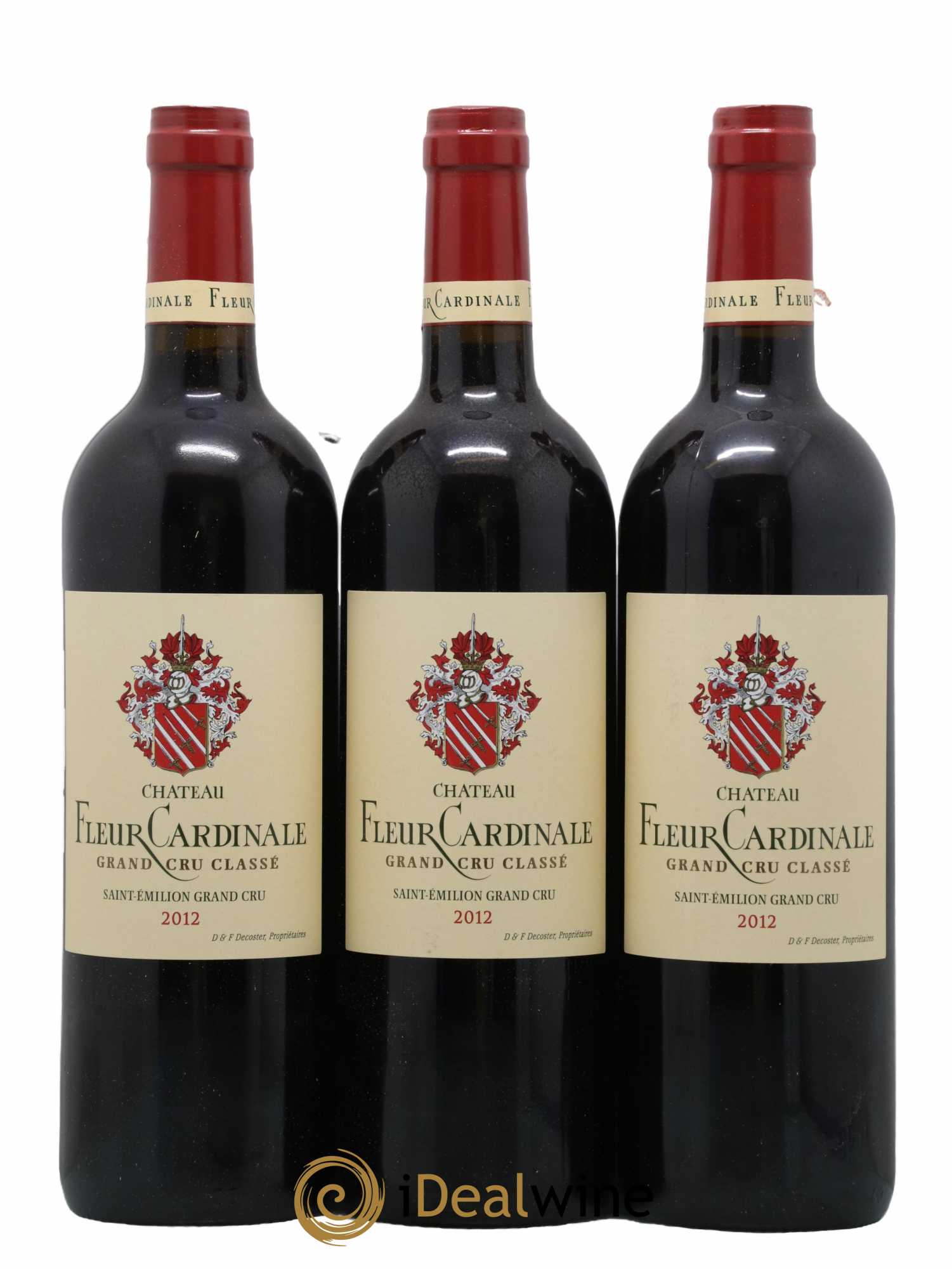 Château Fleur Cardinale Grand Cru Classé 2012 - Lot de 3 bouteilles - 0