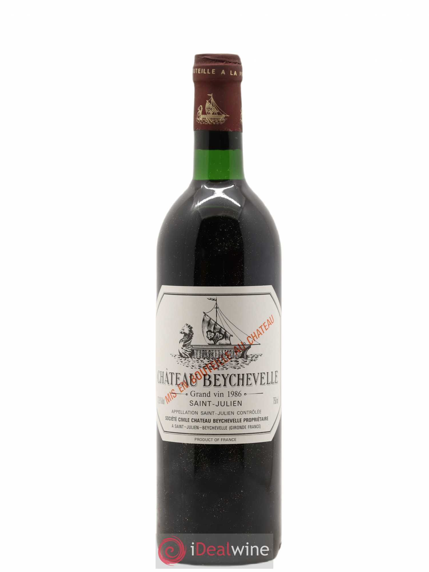 Château Beychevelle 4ème Grand Cru Classé 1986 - Lot de 1 bouteille - 0