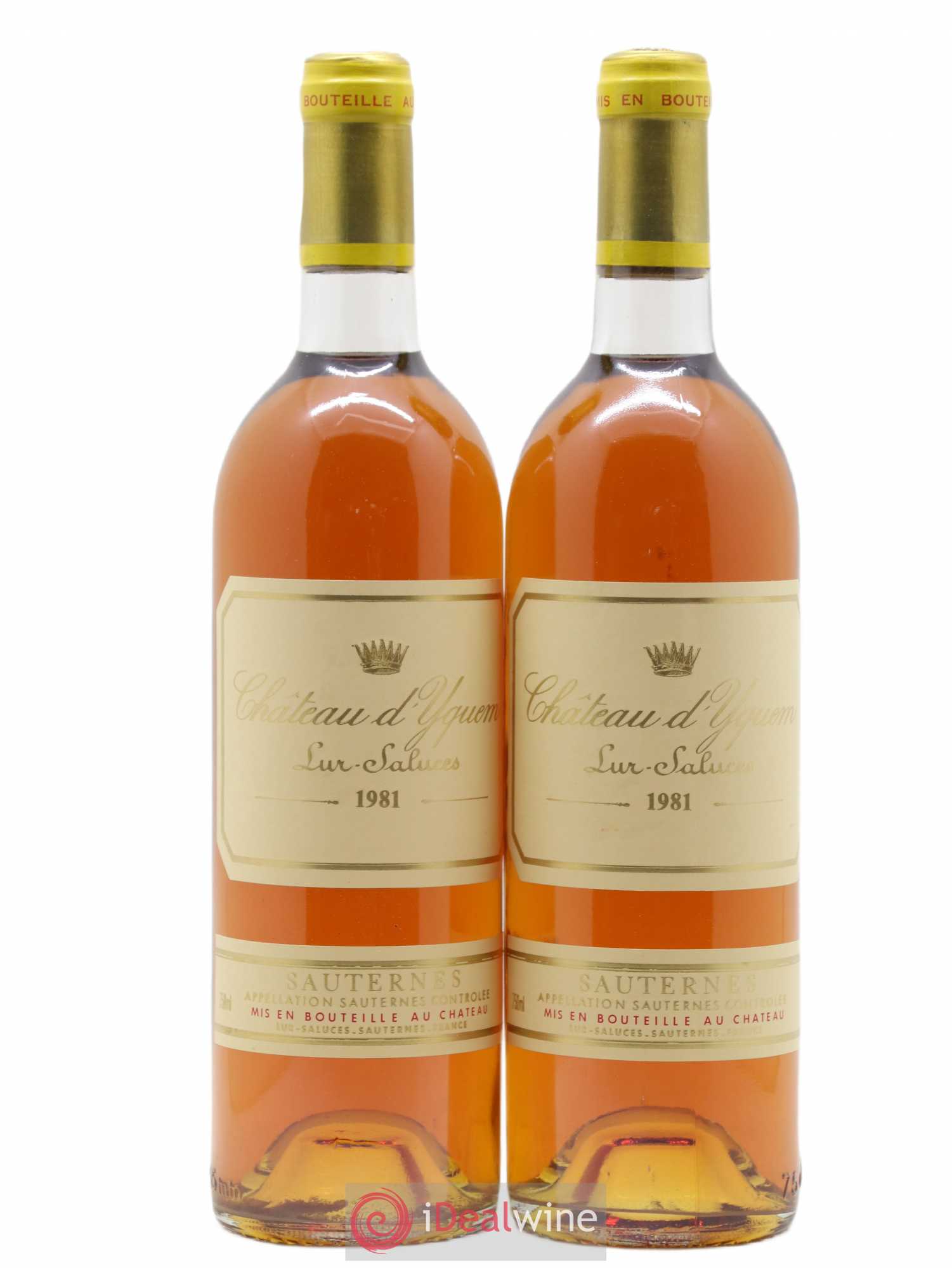 Château d' Yquem 1er Cru Classé Supérieur 1981 - Lotto di 2 bottiglie - 0