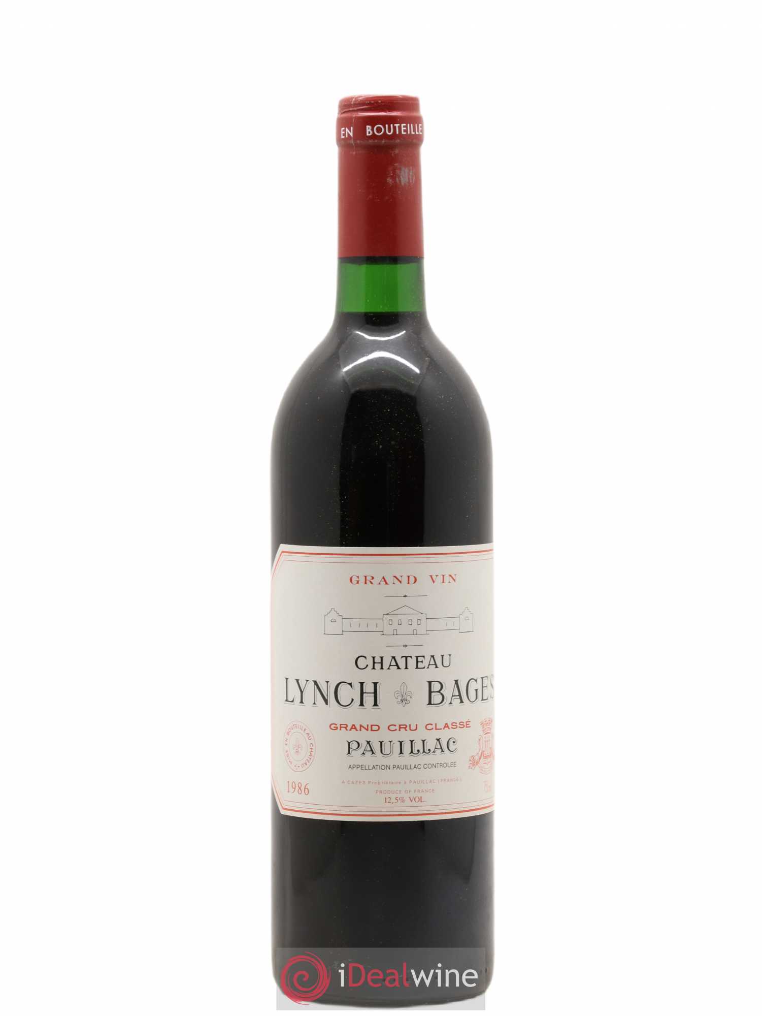 Château Lynch Bages 5ème Grand Cru Classé 1986 - Lot de 1 bouteille - 0