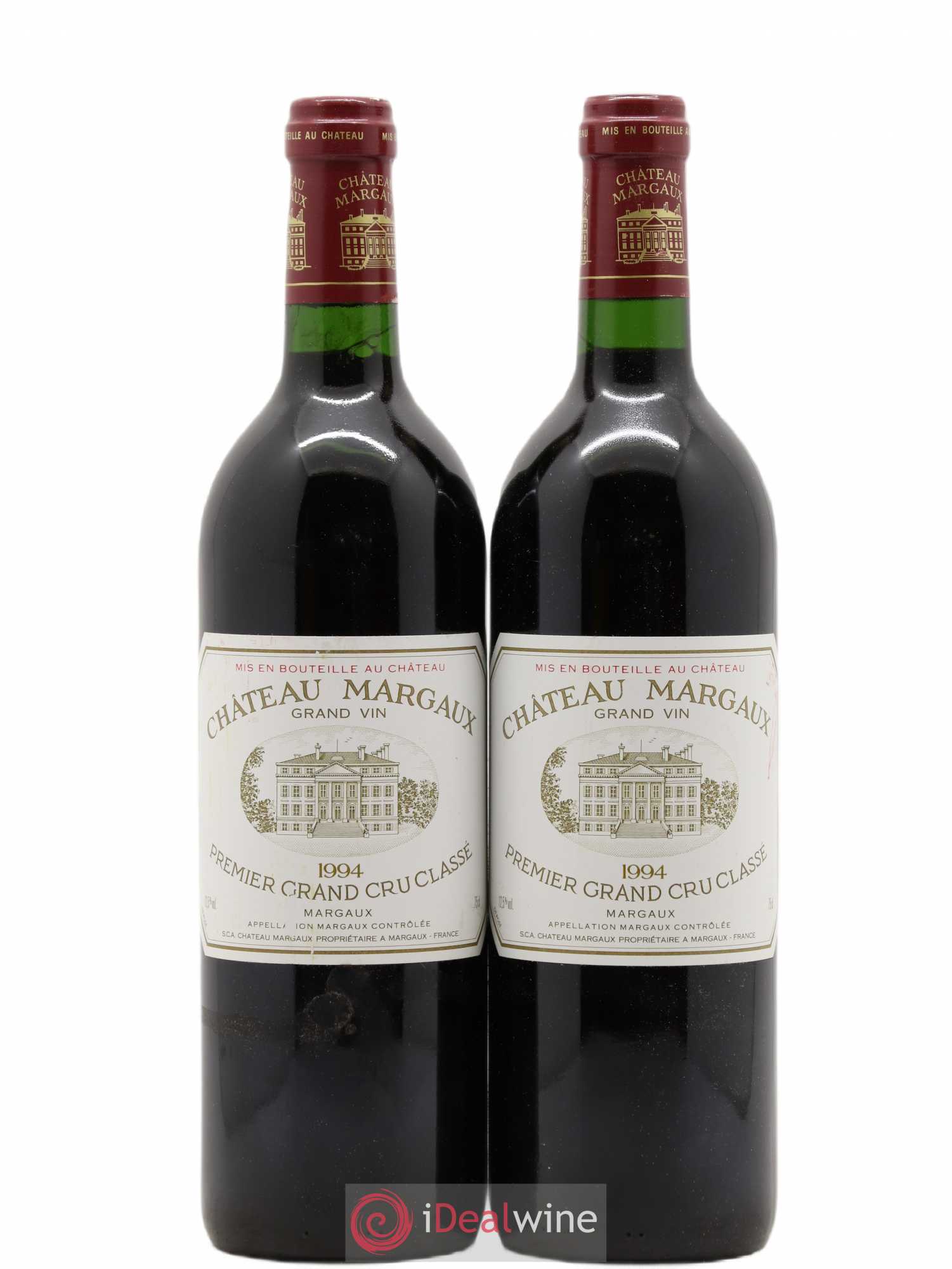 Château Margaux 1er Grand Cru Classé 1994 - Lot de 2 bouteilles - 0