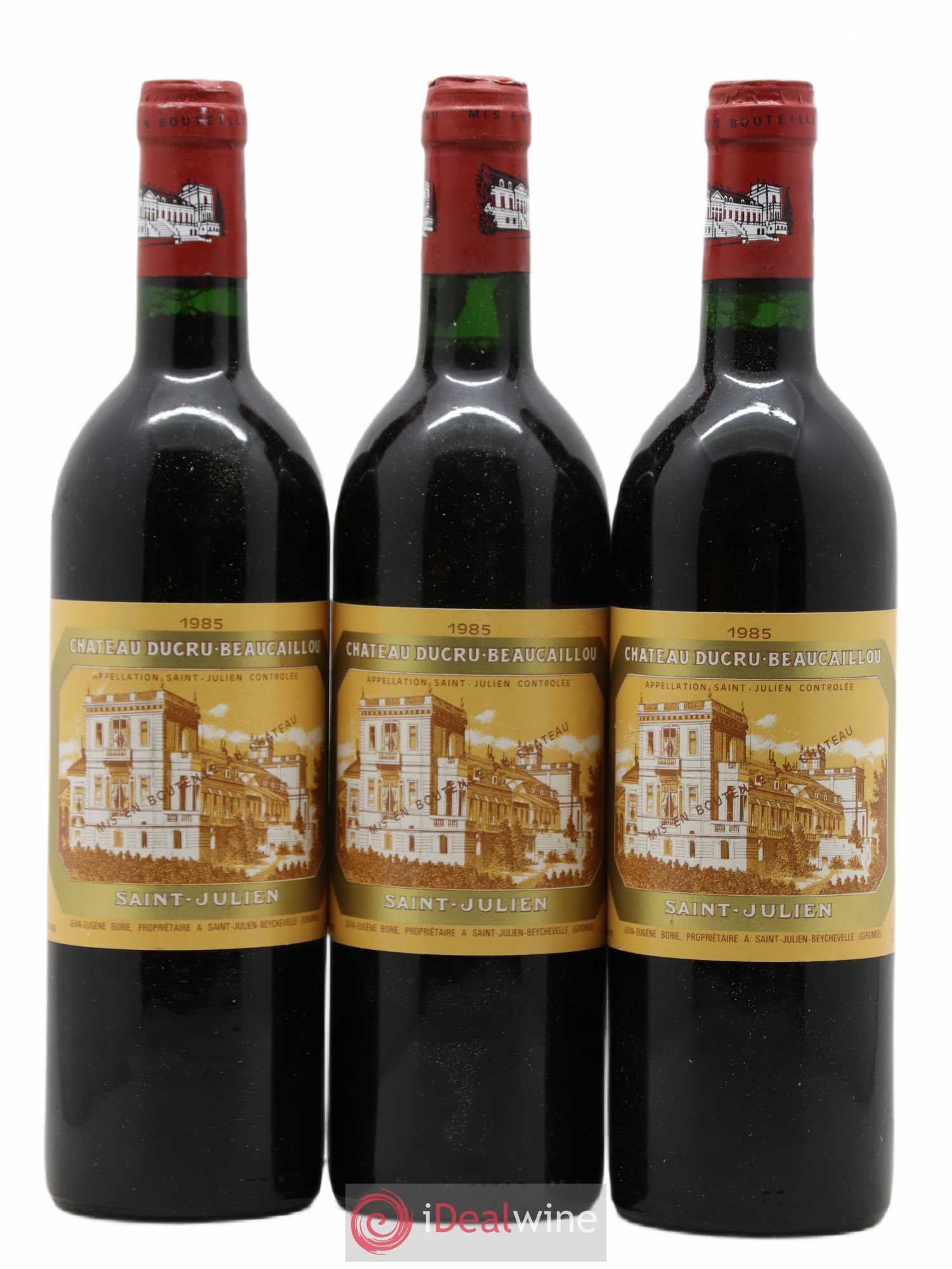 Château Ducru Beaucaillou 2ème Grand Cru Classé 1985 - Lot de 3 bouteilles - 0