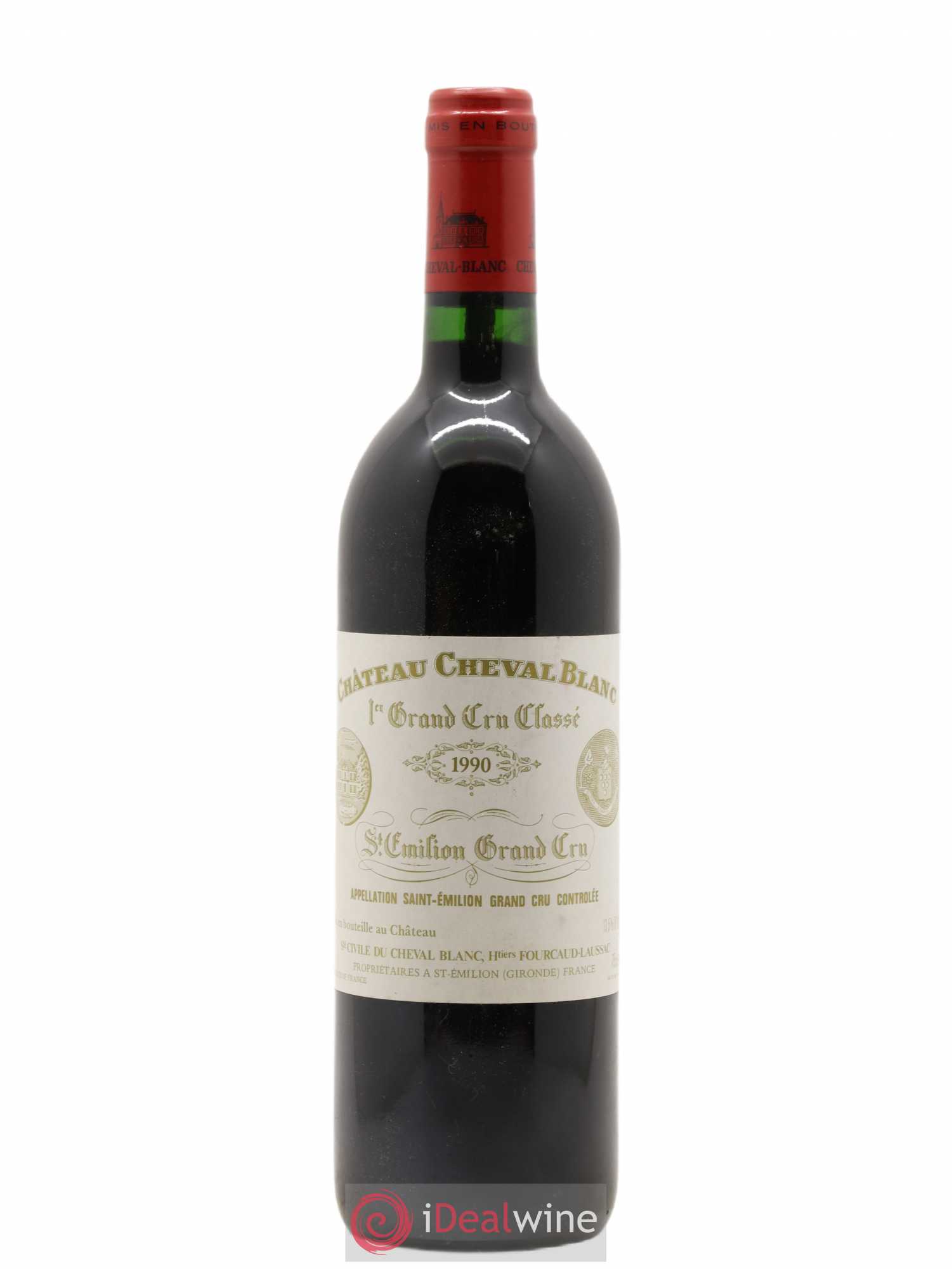 Château Cheval Blanc 1er Grand Cru Classé A 1990 - Lot de 1 bouteille - 0