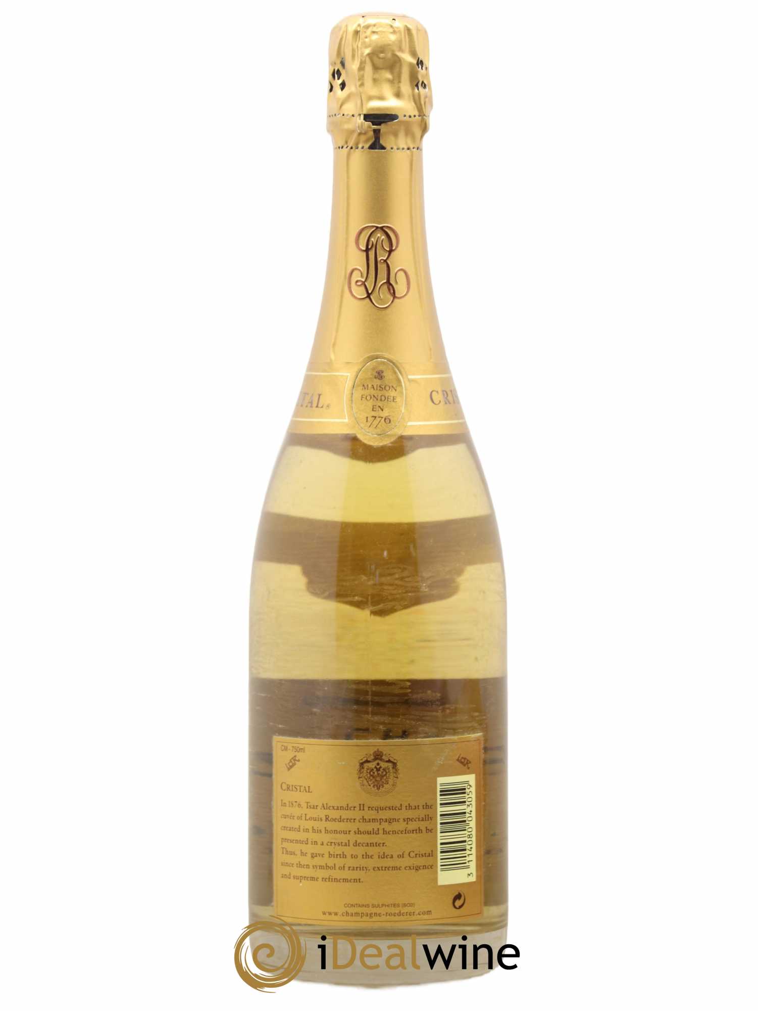 Cristal Louis Roederer 2000 - Lot de 1 bouteille - 1