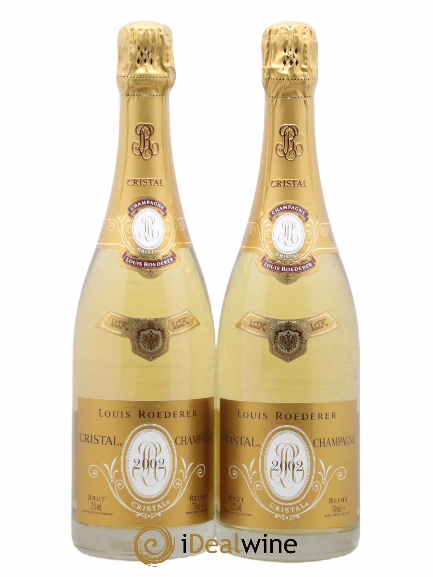 Cristal Louis Roederer 2002 - Lot de 2 bouteilles - 0