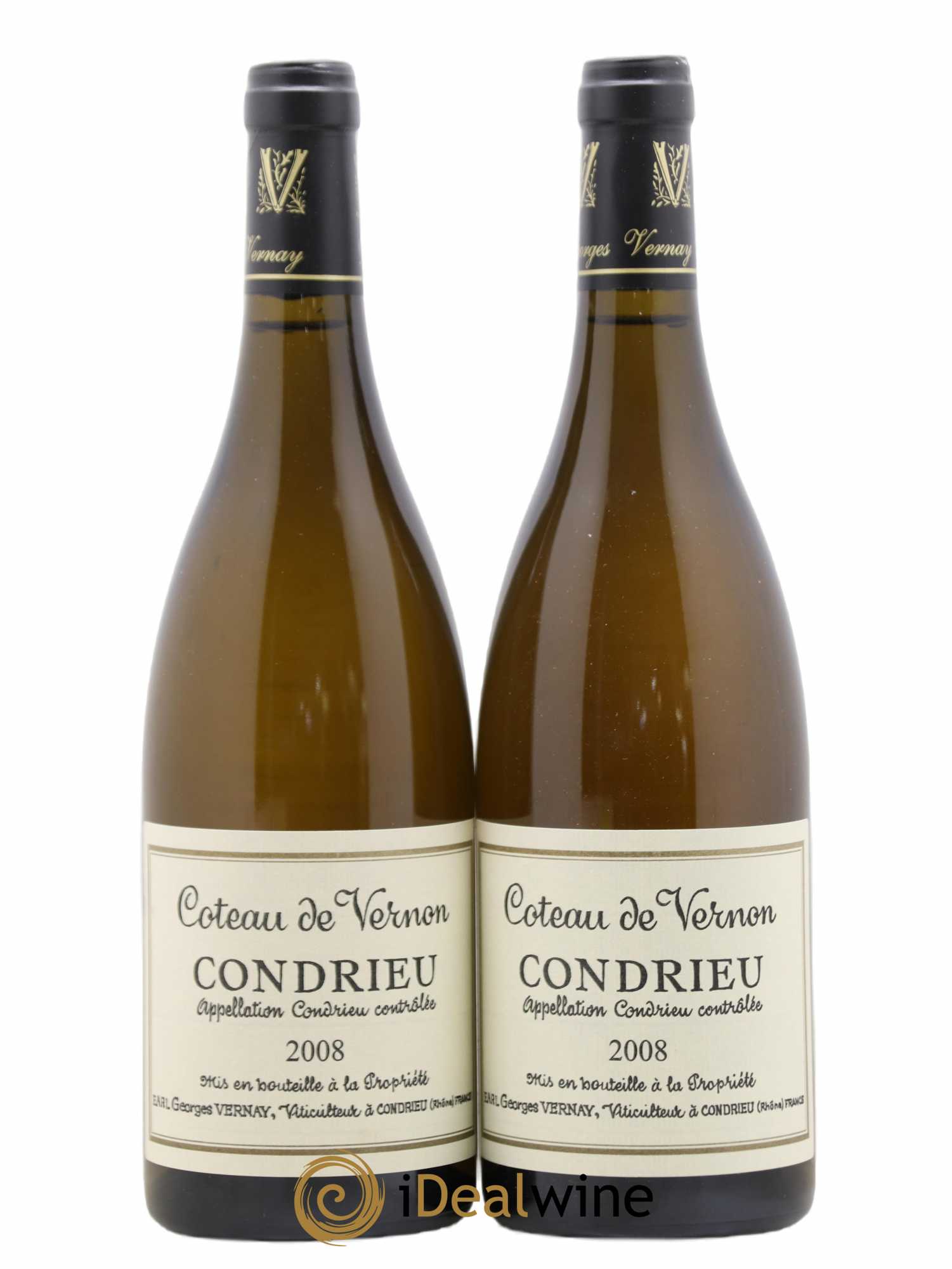 Condrieu Coteau de Vernon Georges Vernay 2008 - Lot de 2 bouteilles - 0