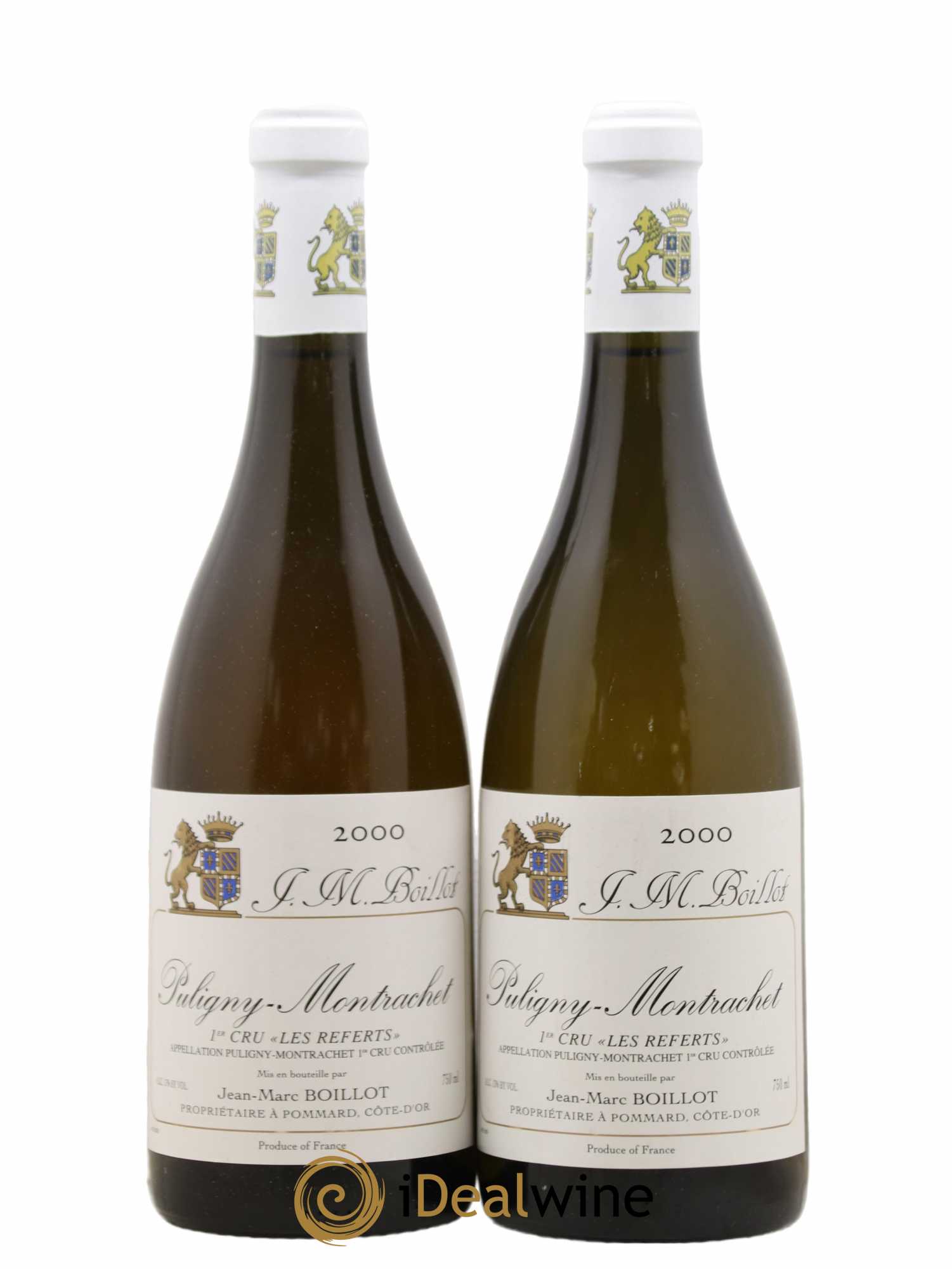Puligny-Montrachet 1er Cru Les Referts Jean-Marc Boillot 2000 - Lot de 2 bouteilles - 0